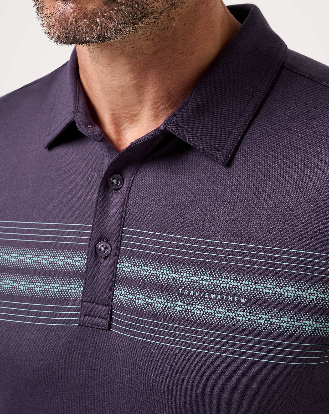 Men|Golf Featherweight Chest Stripe Polo