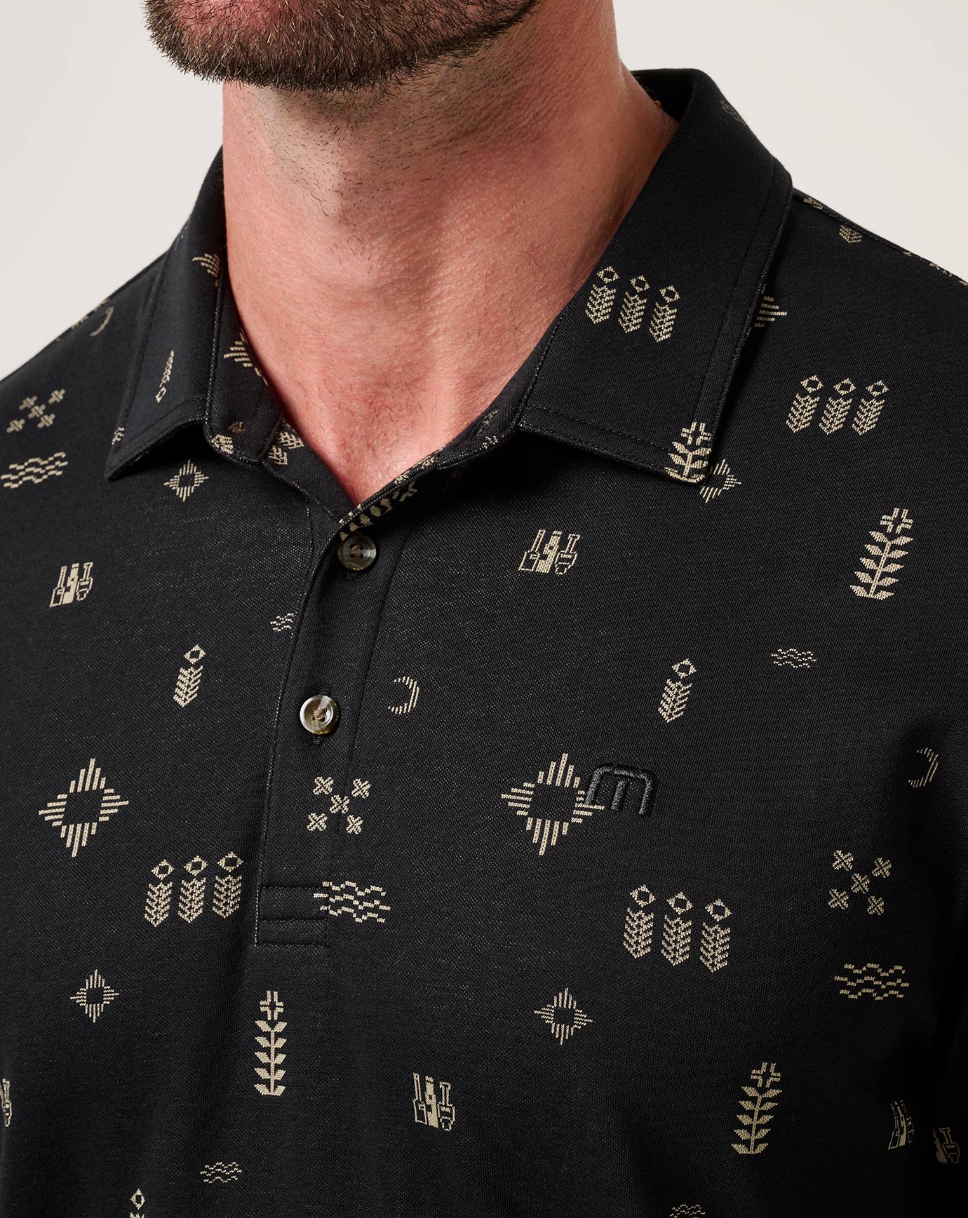 Men Weather Patterns Polo