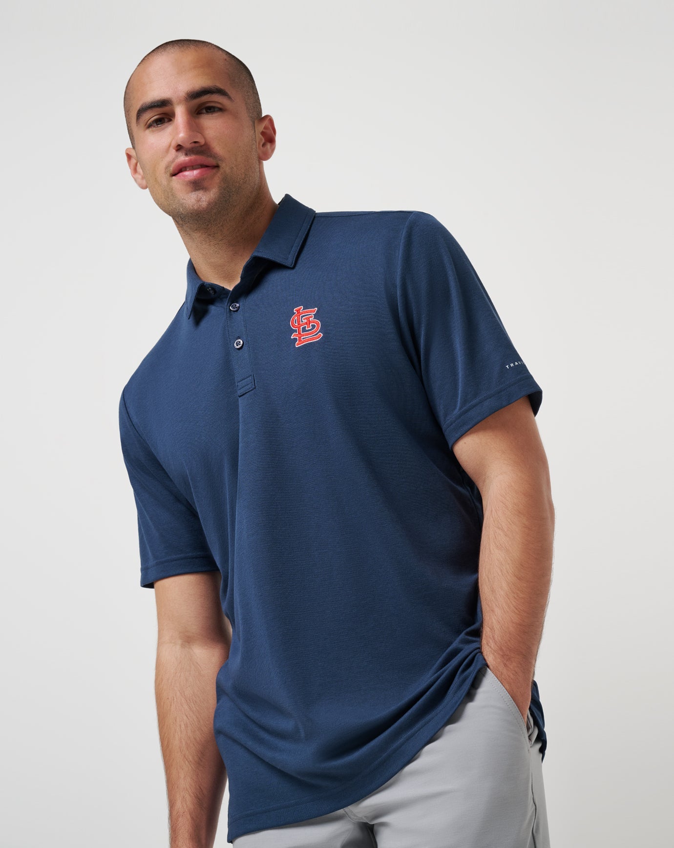 Men|New St Louis Cardinals Playoff Pitch Polo