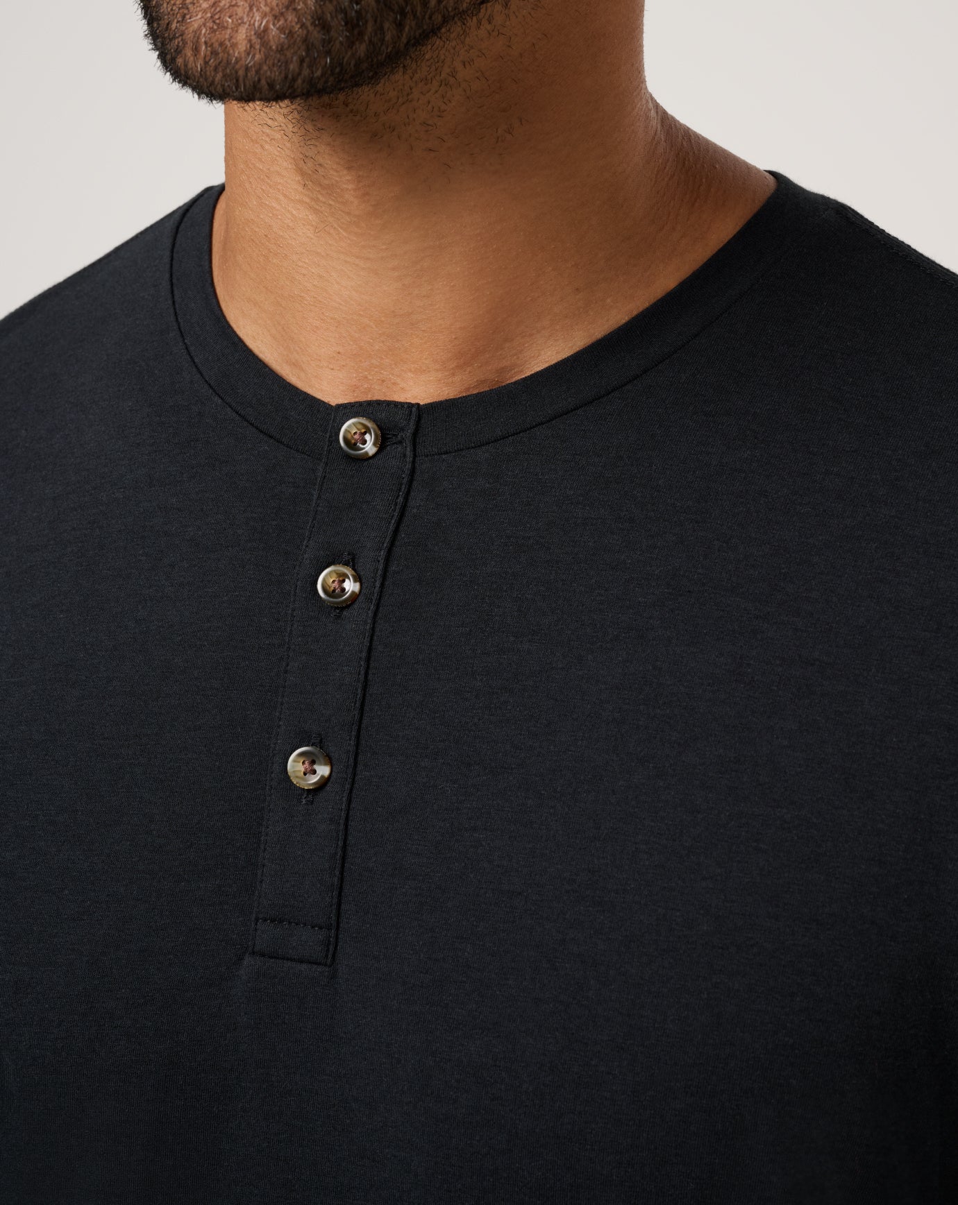 Men Cloud Henley Tee