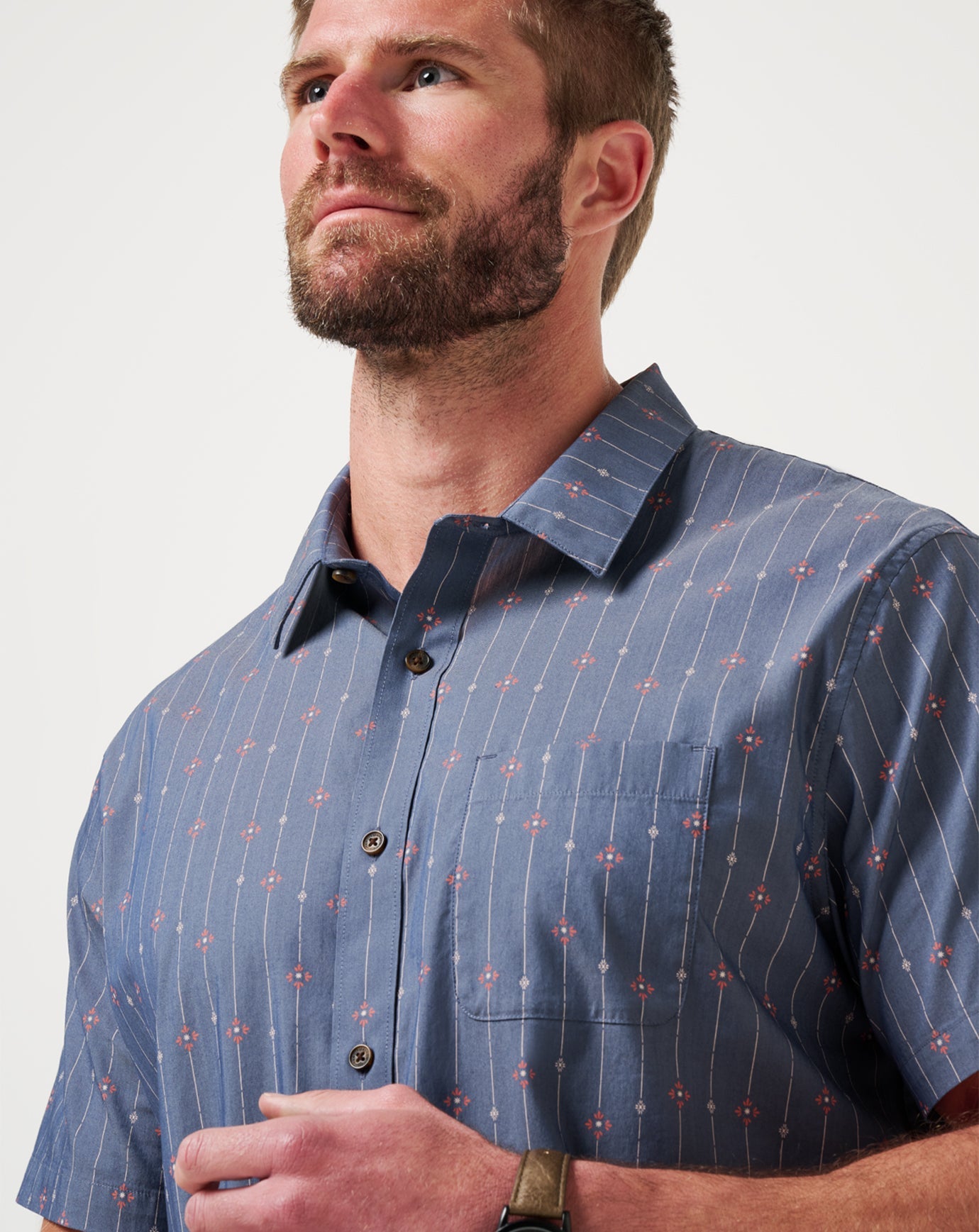 Men Deco Button-Up