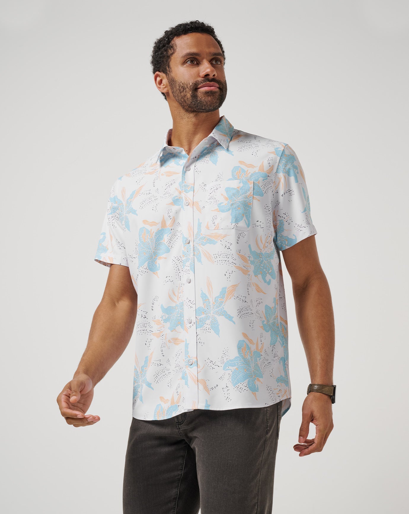 Men|New Techwoven Board Battle Button-Up
