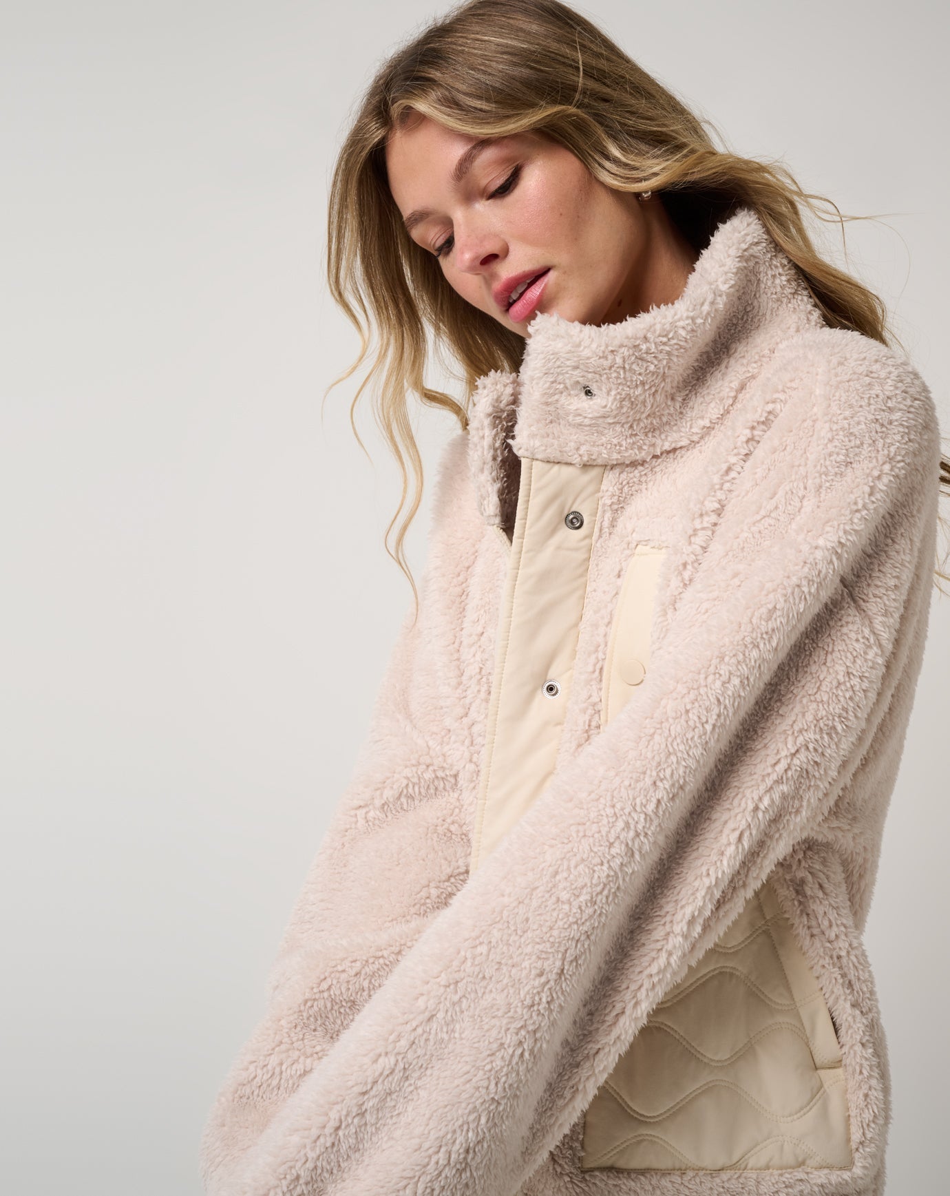 Women Clubside Sherpa Jacket