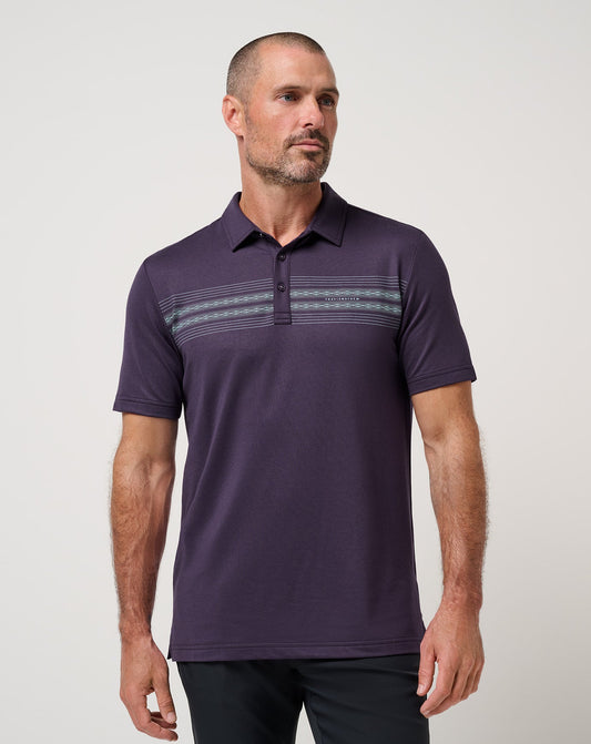 Men|Golf Featherweight Chest Stripe Polo