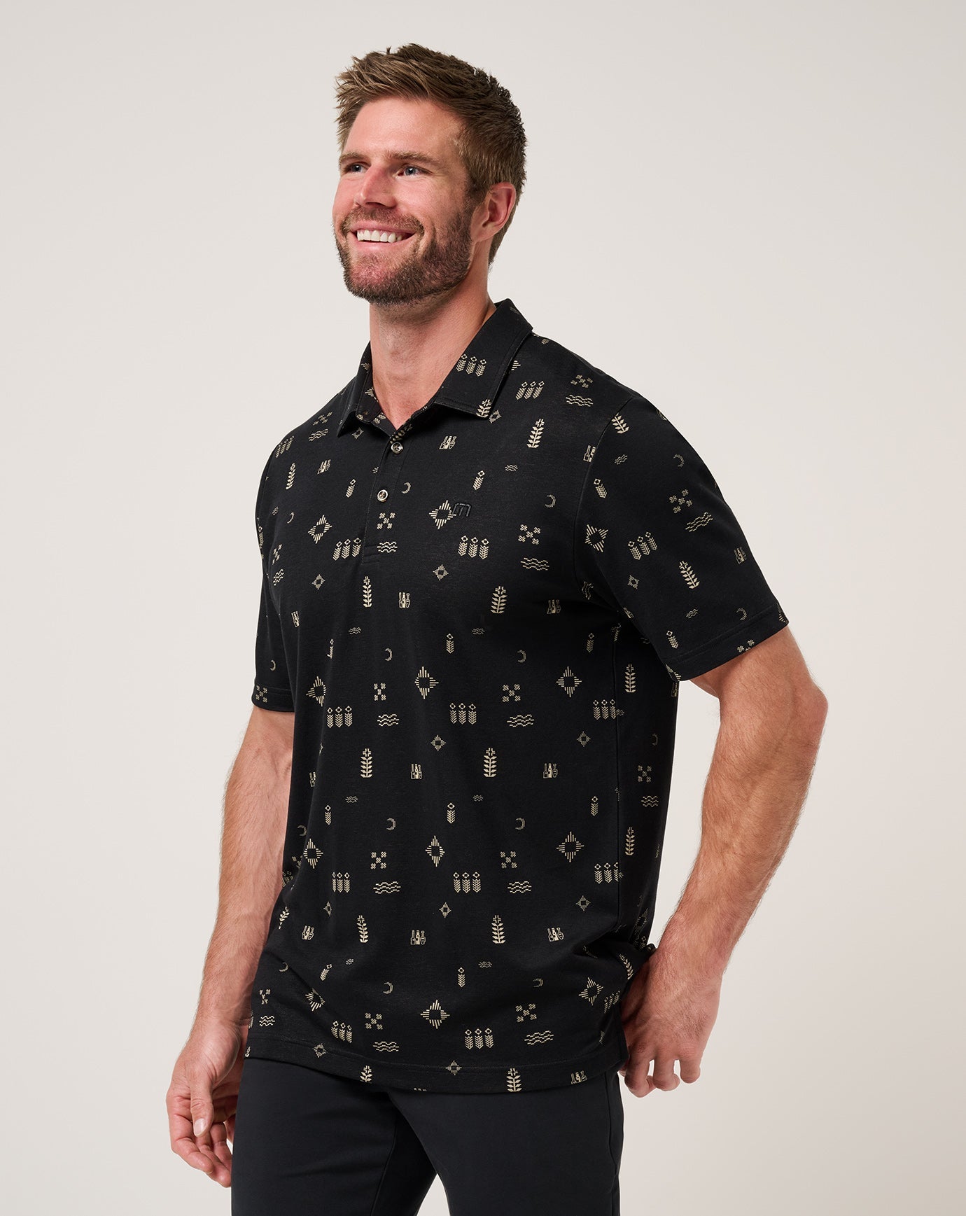 Men Weather Patterns Polo