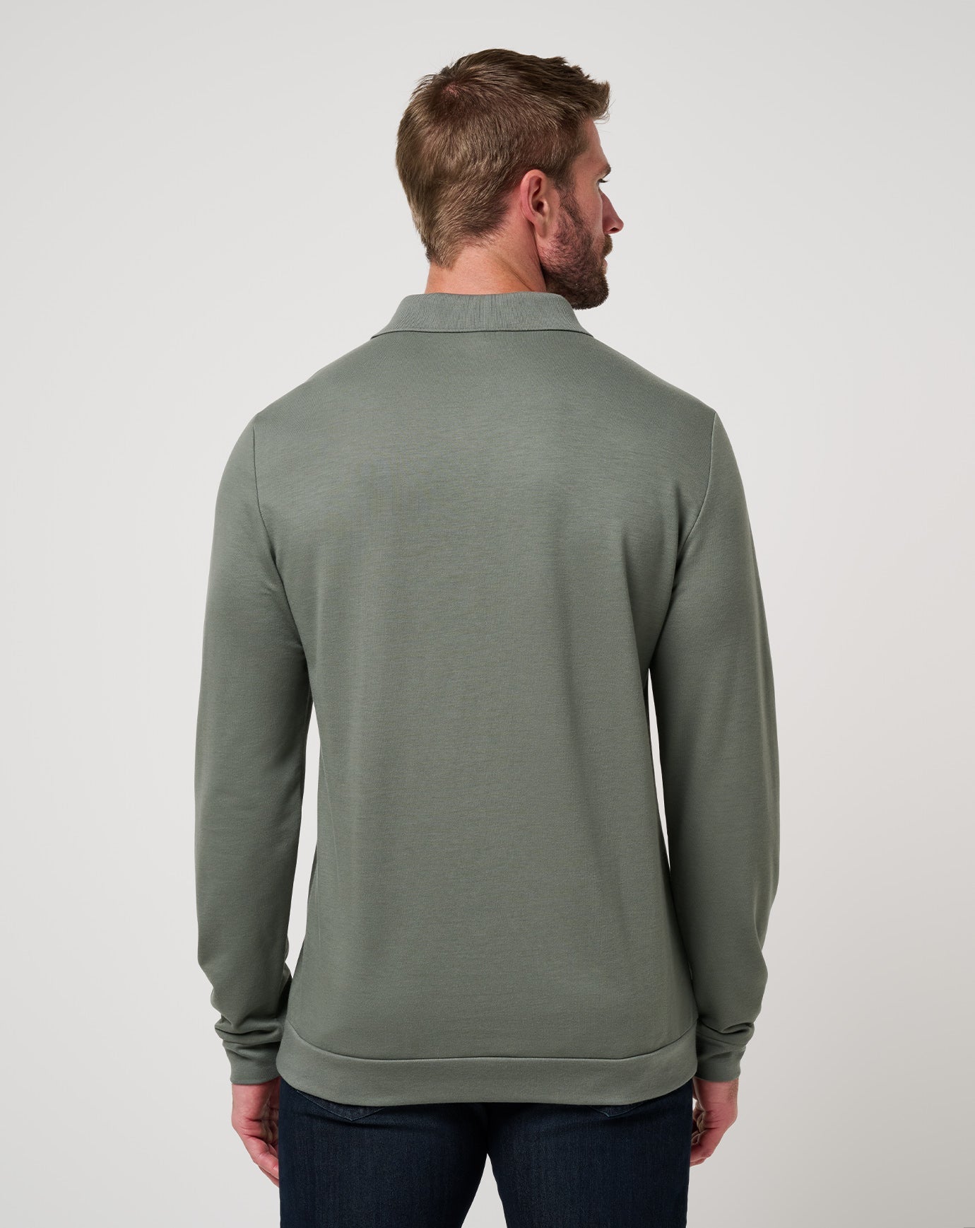Men December First Long Sleeve Polo