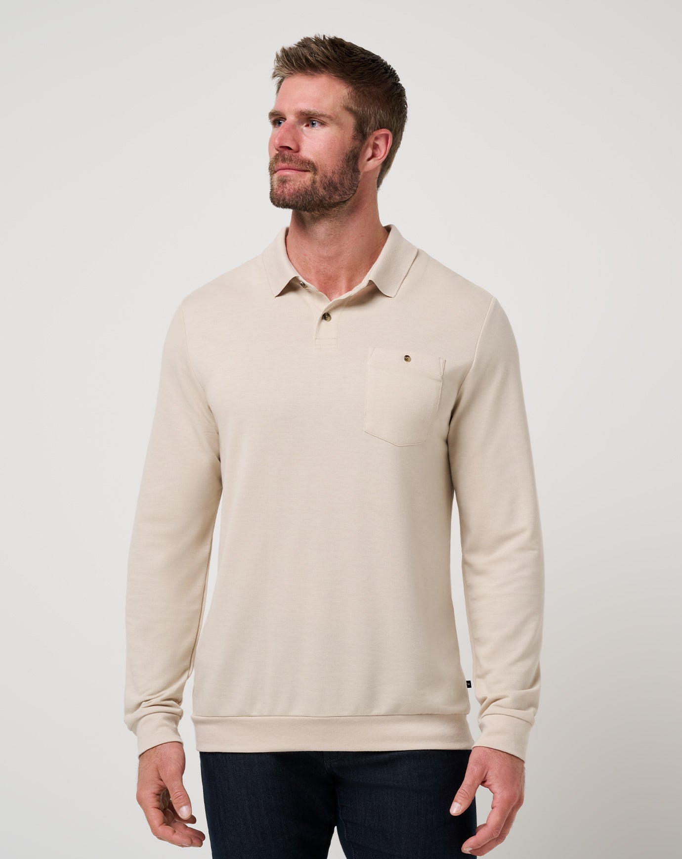 Men December First Long Sleeve Polo
