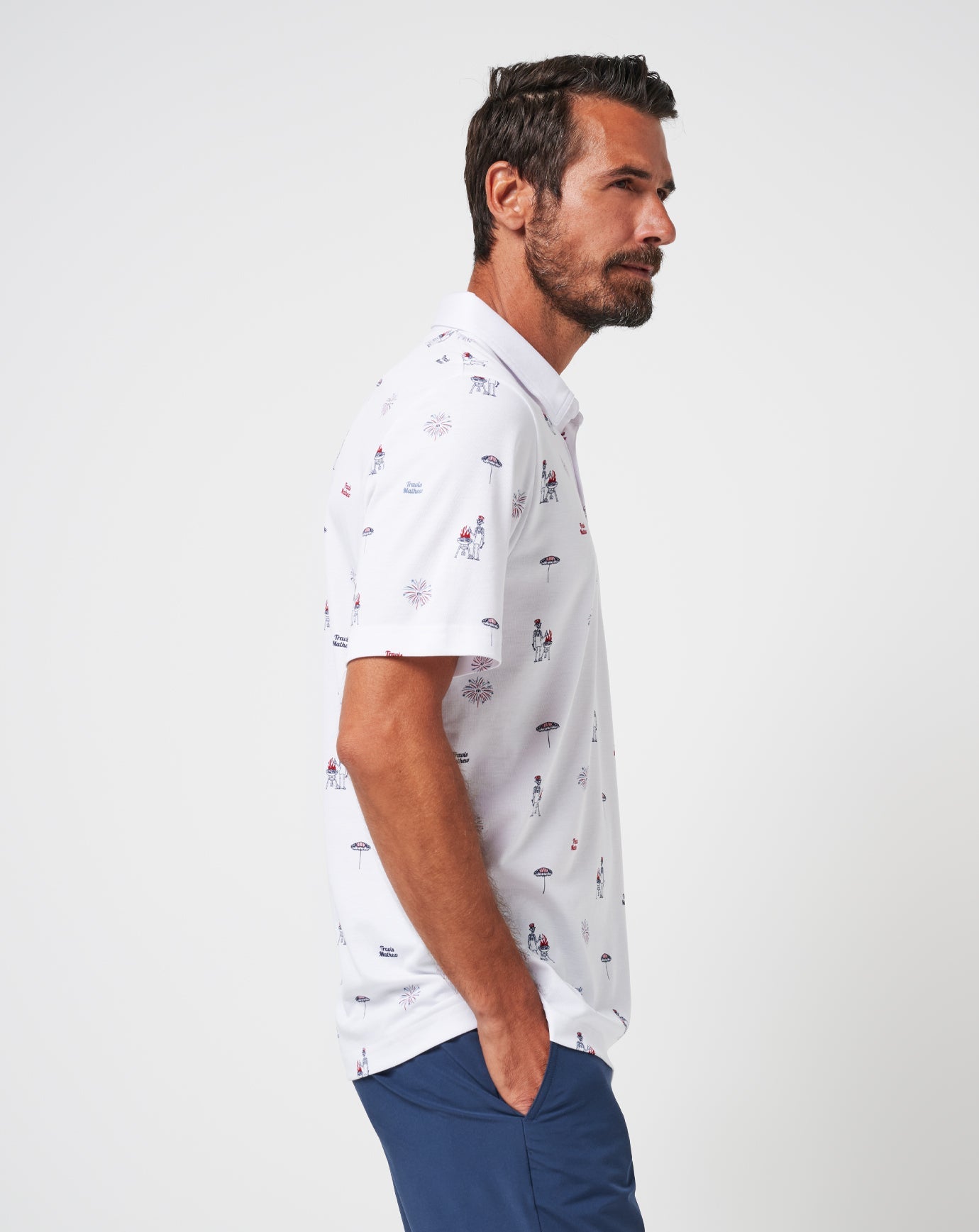 Men Neighborhood Party Polo