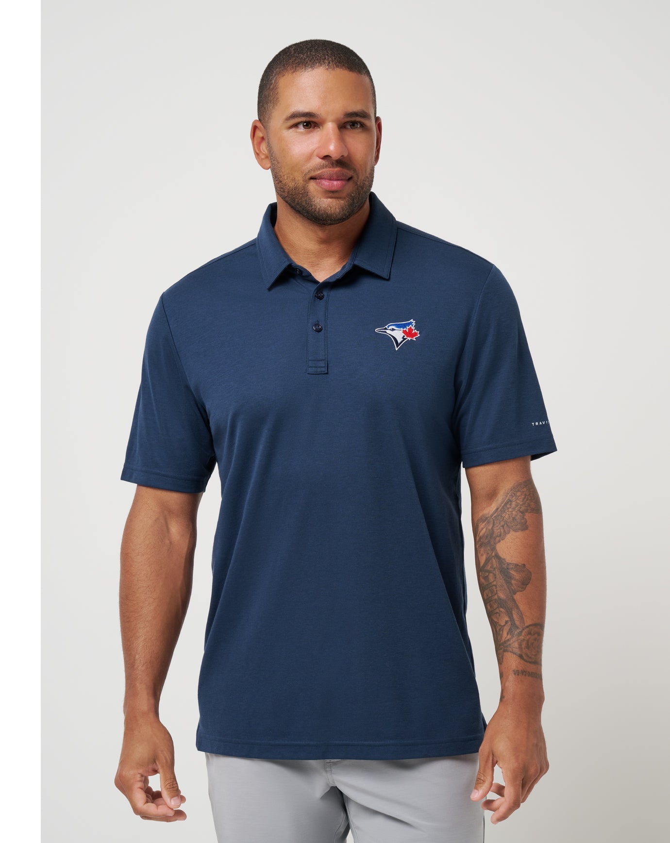 Men|Game Day|New Toronto Blue Jays Playoff Pitch Polo