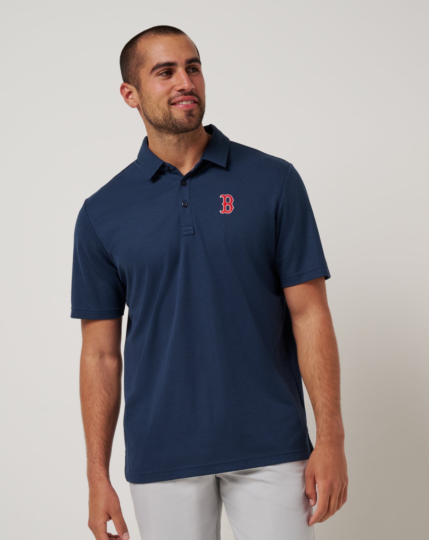 Men|Game Day|New Boston Red Sox Playoff Pitch Polo