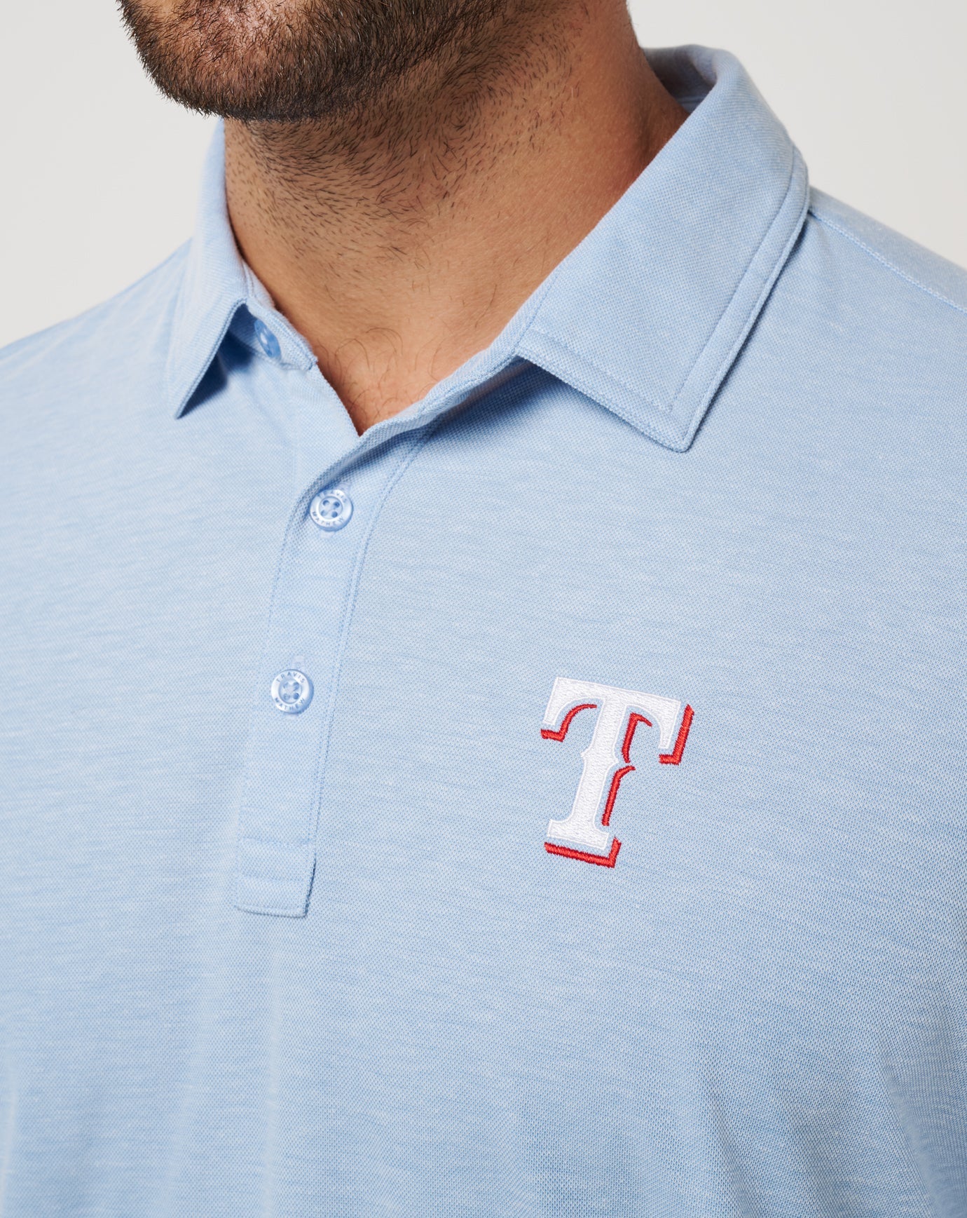 Men|New Texas Rangers Playoff Pitch Polo