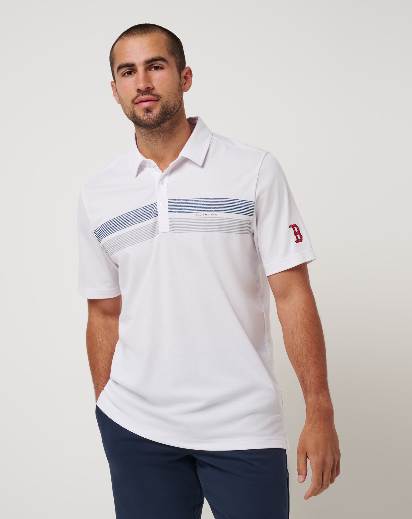 Men|Game Day|New Boston Red Sox Top Recruit Polo