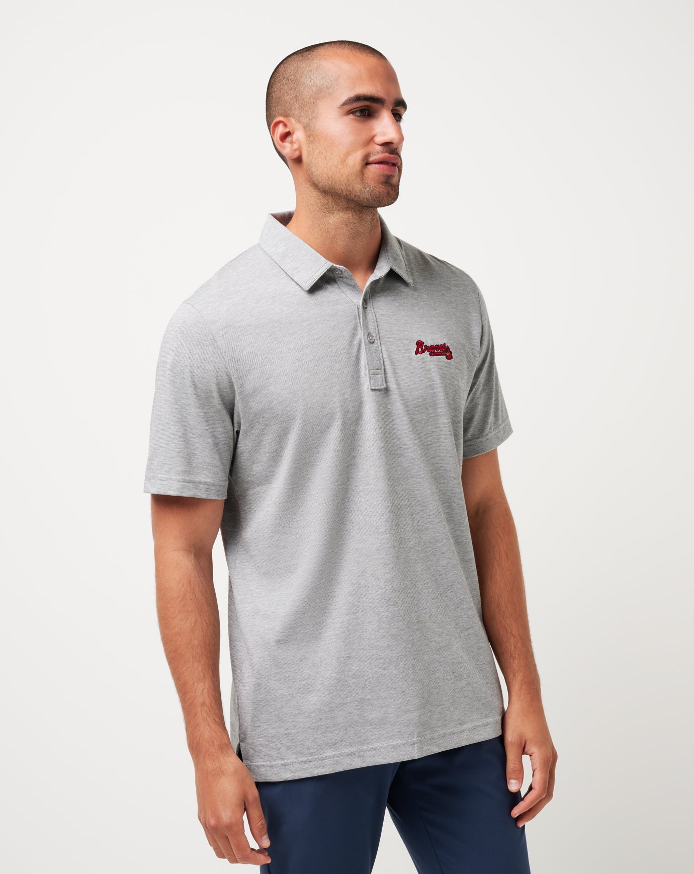 Men|New Atlanta Braves The Zinna Polo