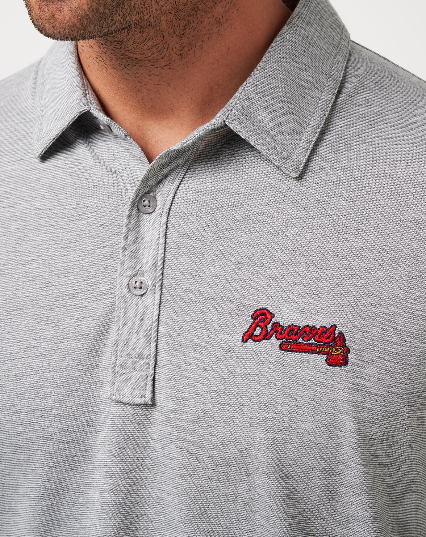 Men|New Atlanta Braves The Zinna Polo