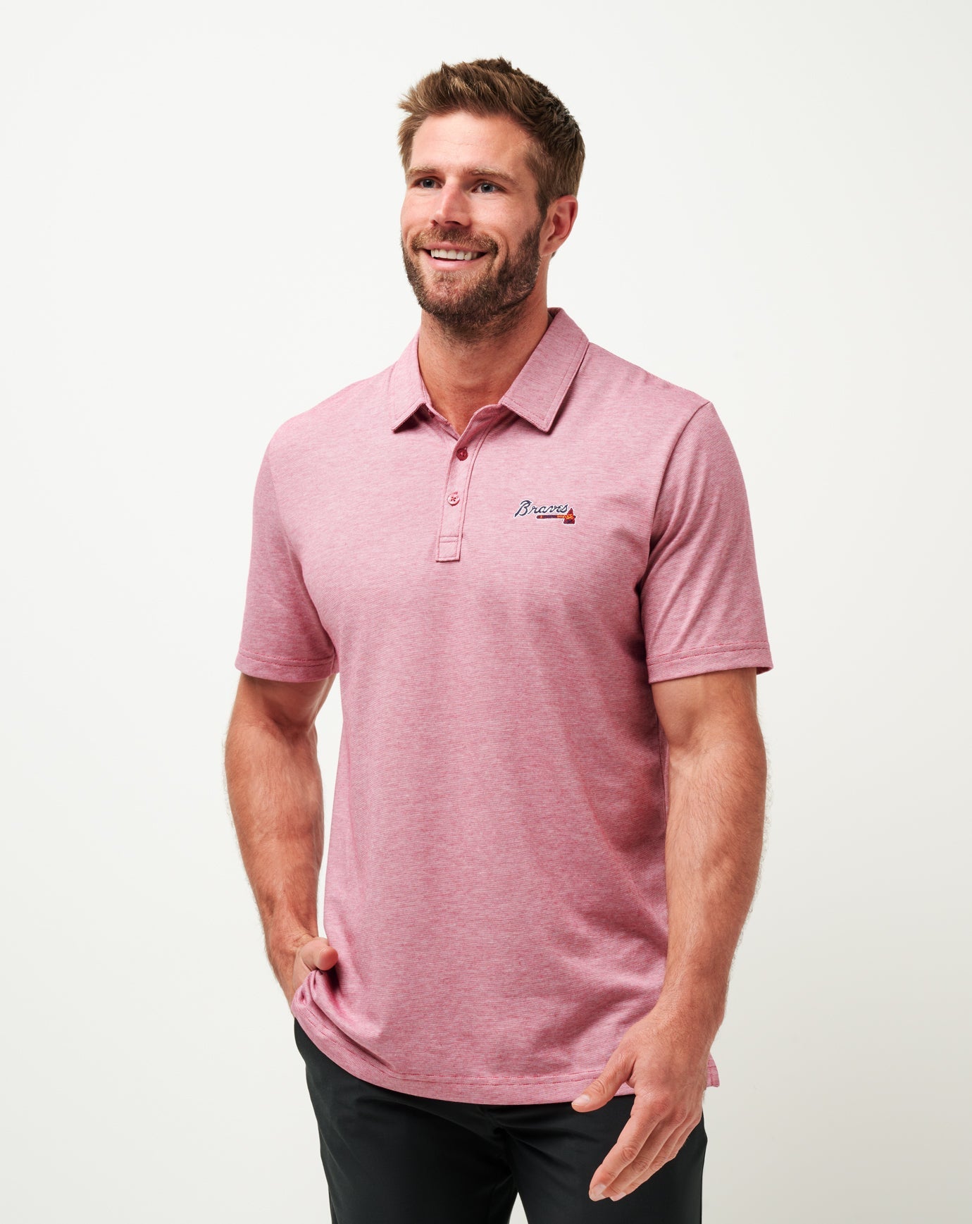 Men|New Atlanta Braves The Zinna Polo