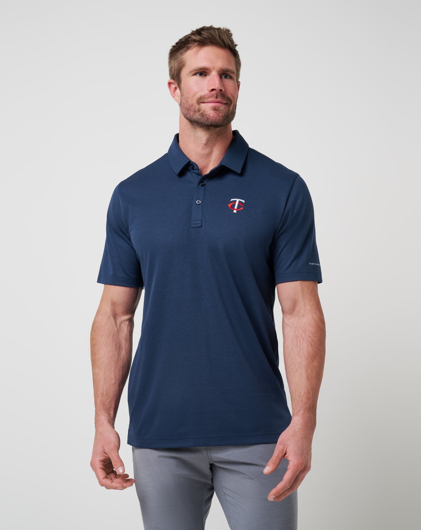 Men|New Minnesota Twins Playoff Pitch Polo