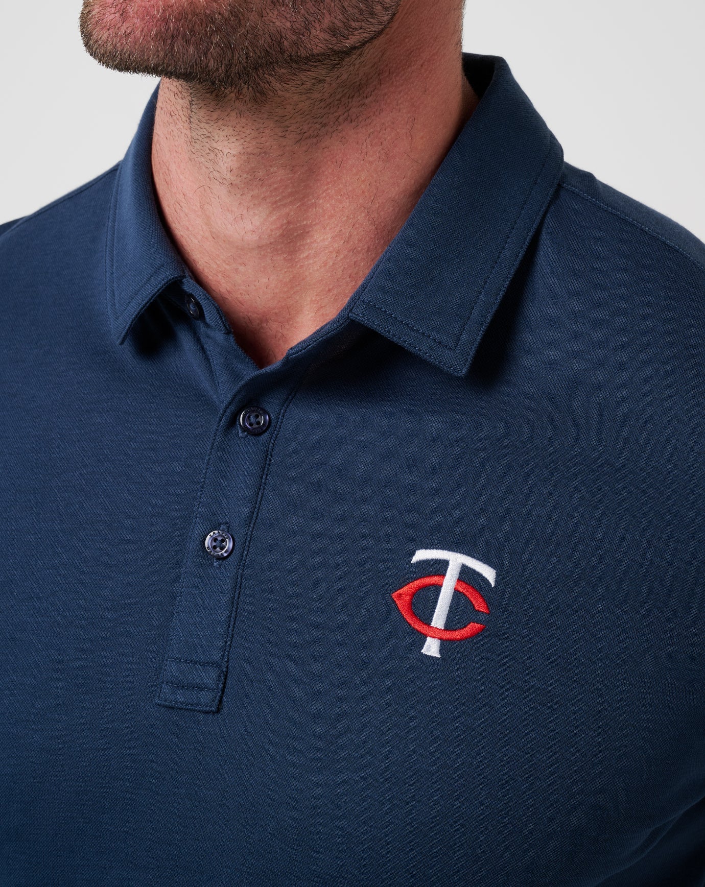Men|New Minnesota Twins Playoff Pitch Polo