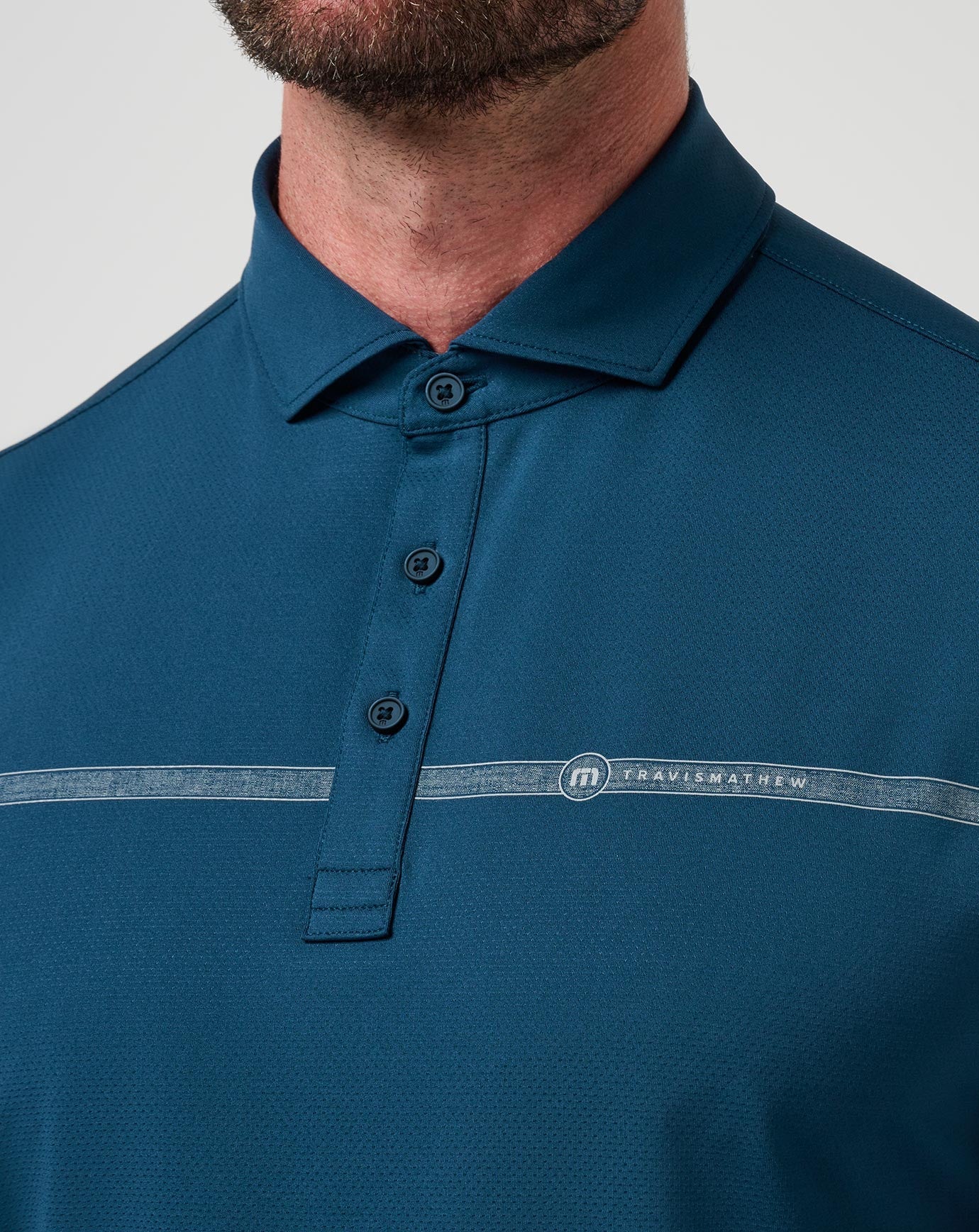 Men Heater Pro Chest Stripe Polo