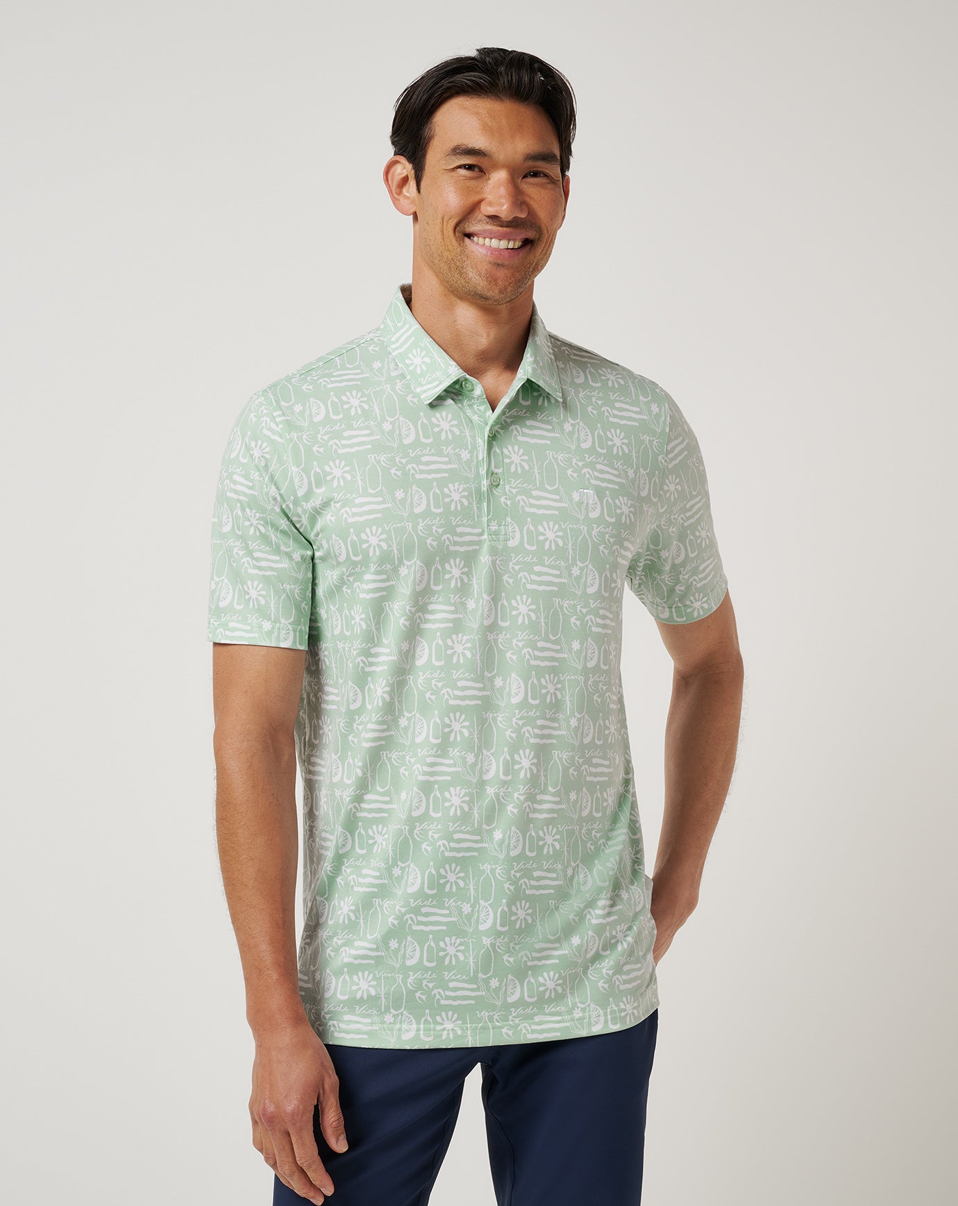 Men|Golf Featherweight Cabana Polo