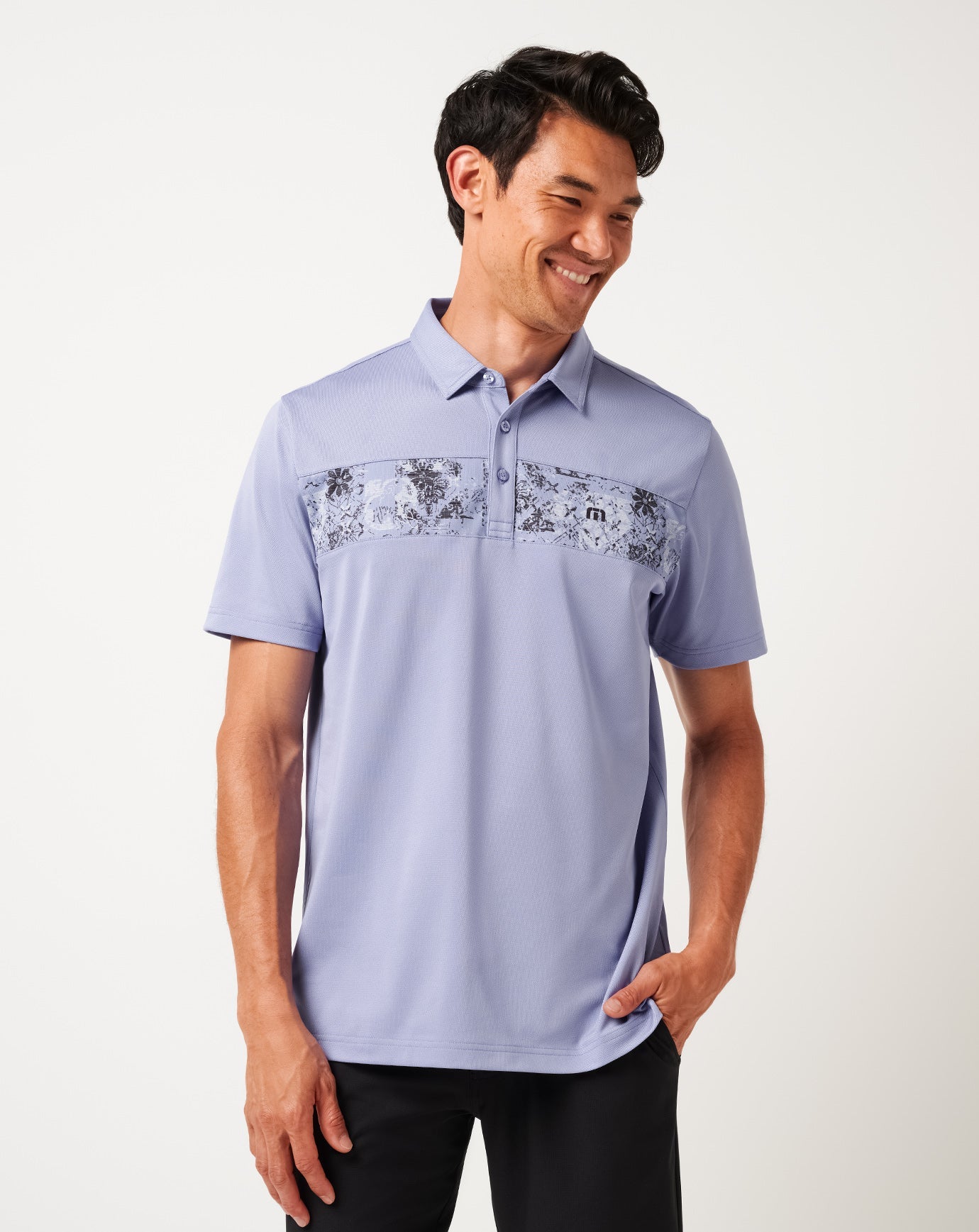 Men|Golf Good Good Chest Stripe Polo