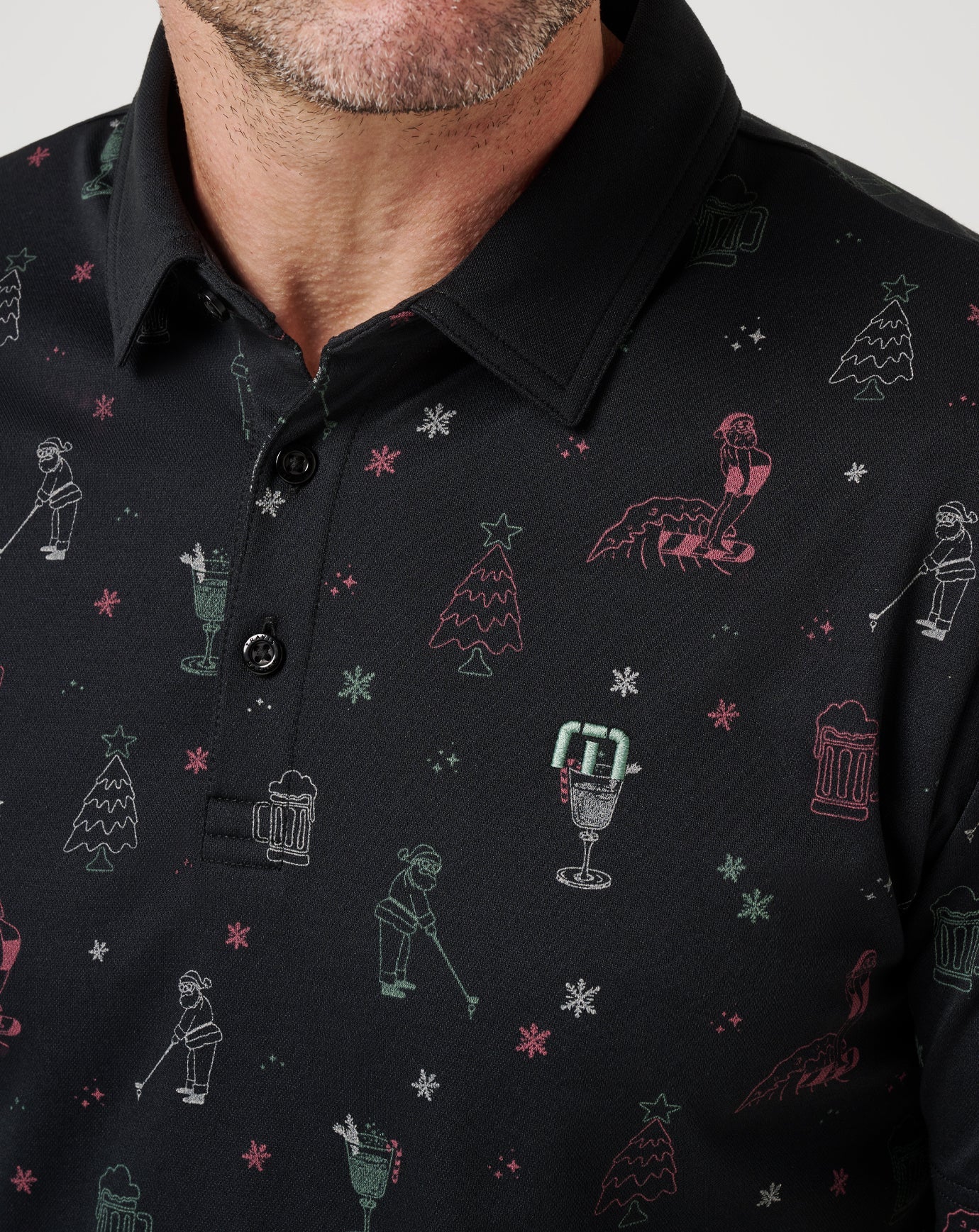 Men Holiday Magic Polo