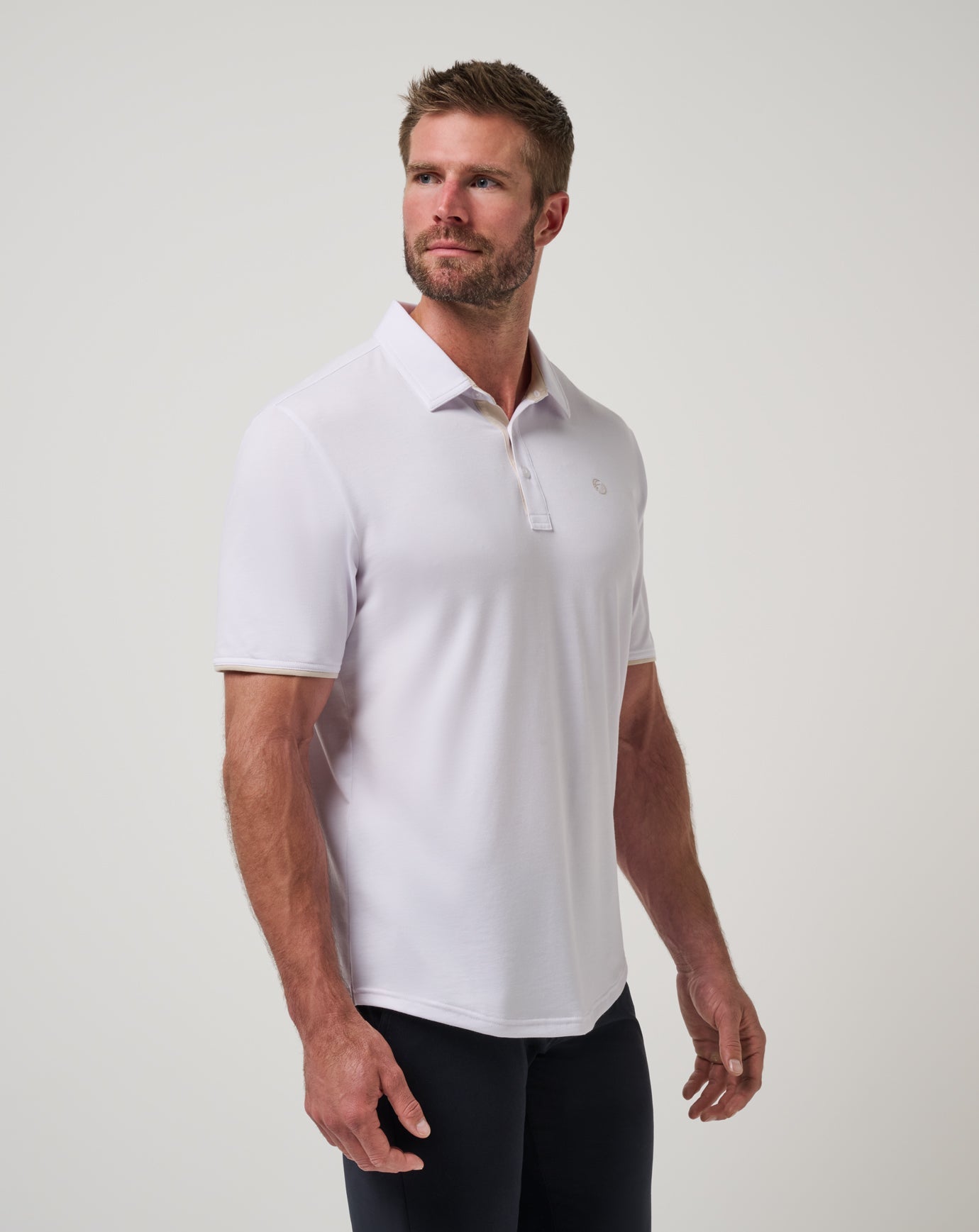 Men|Golf|New Featherweight On The Grind Polo