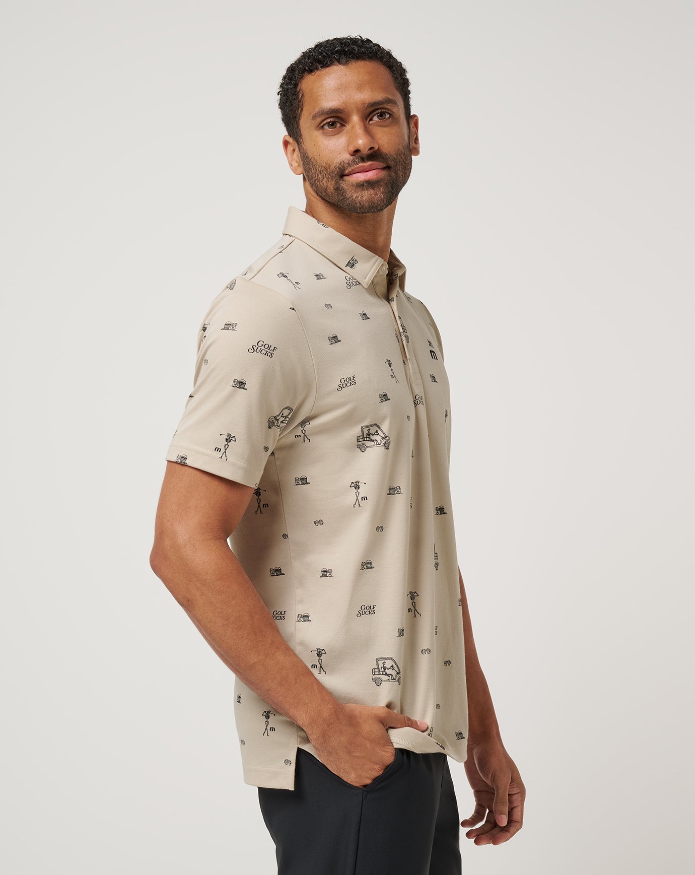 Men|Golf Golf Sucks Polo