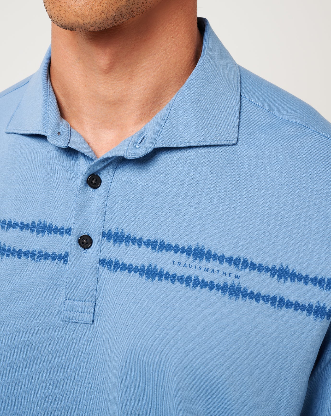 Men Sunbeam Chest Stripe Polo