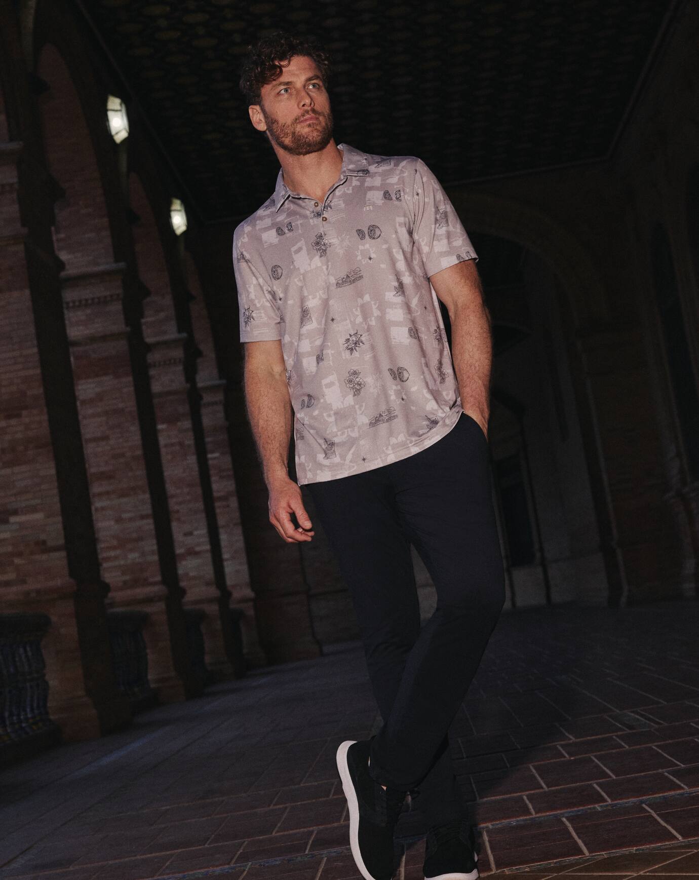 Men|Golf Featherweight Spritz Polo