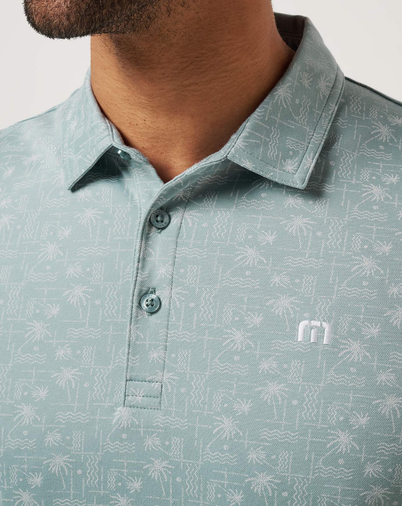 Men Crystal Sea Polo