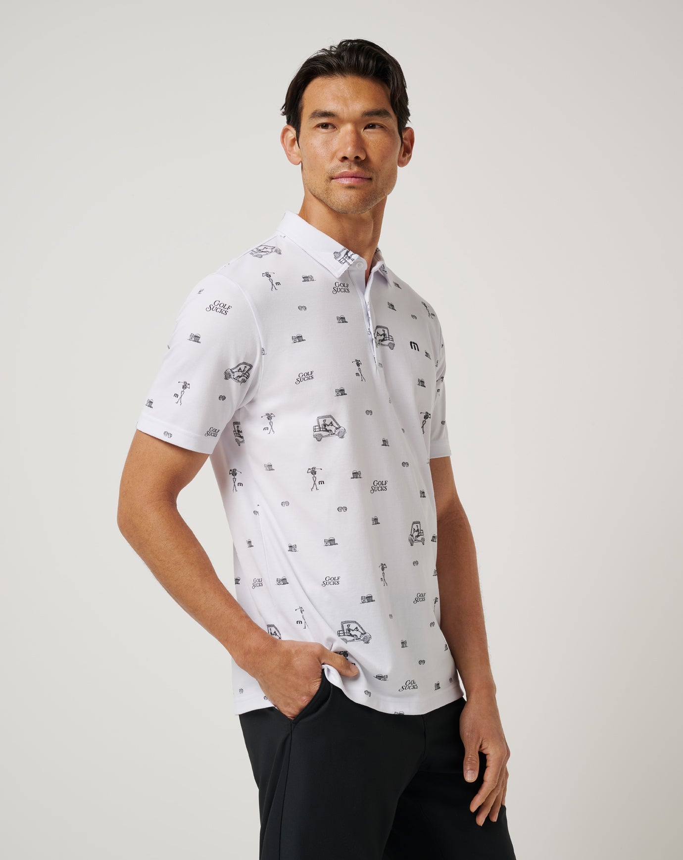 Men|Golf Golf Sucks Polo