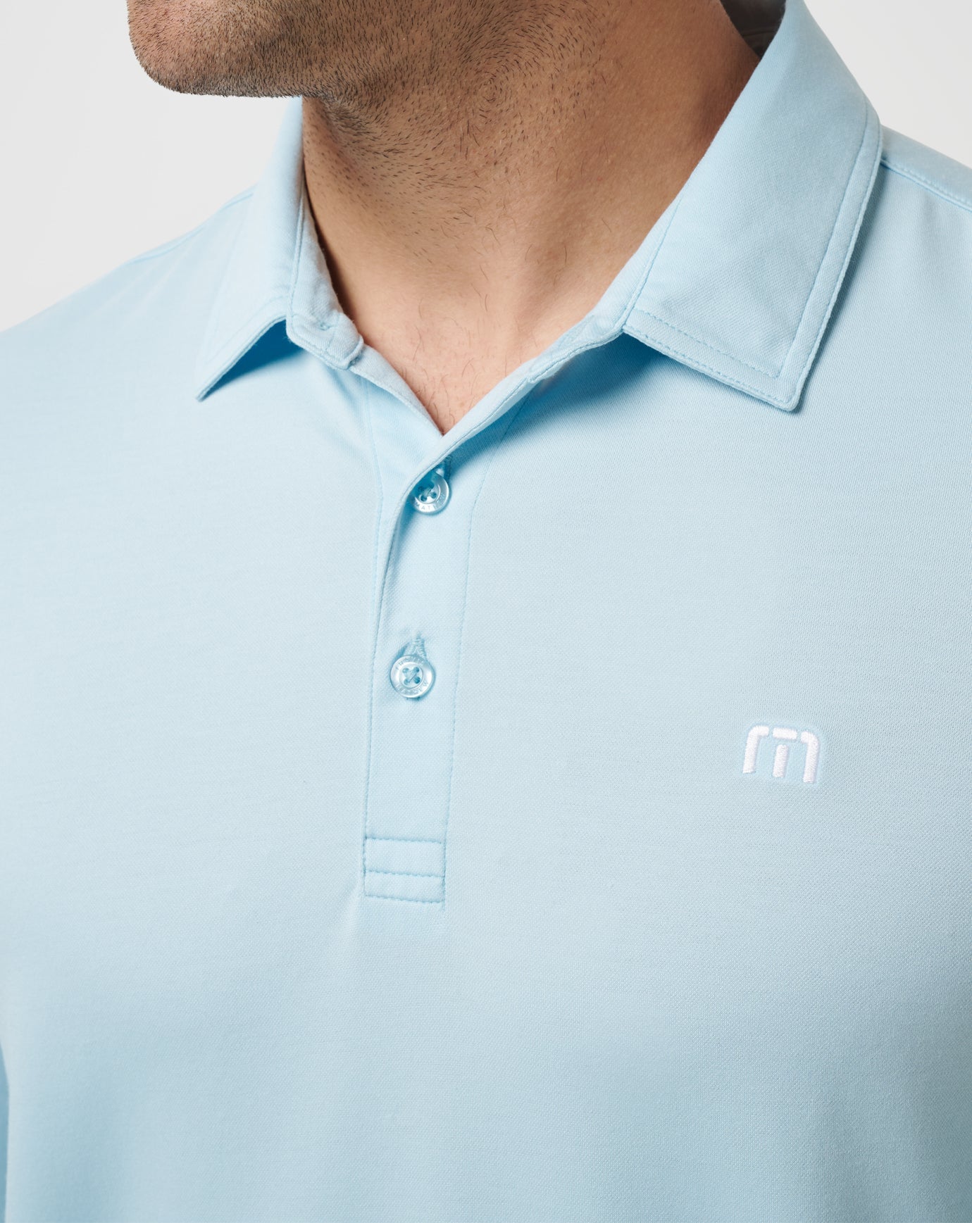 Men Featherweight Long Sleeve Polo