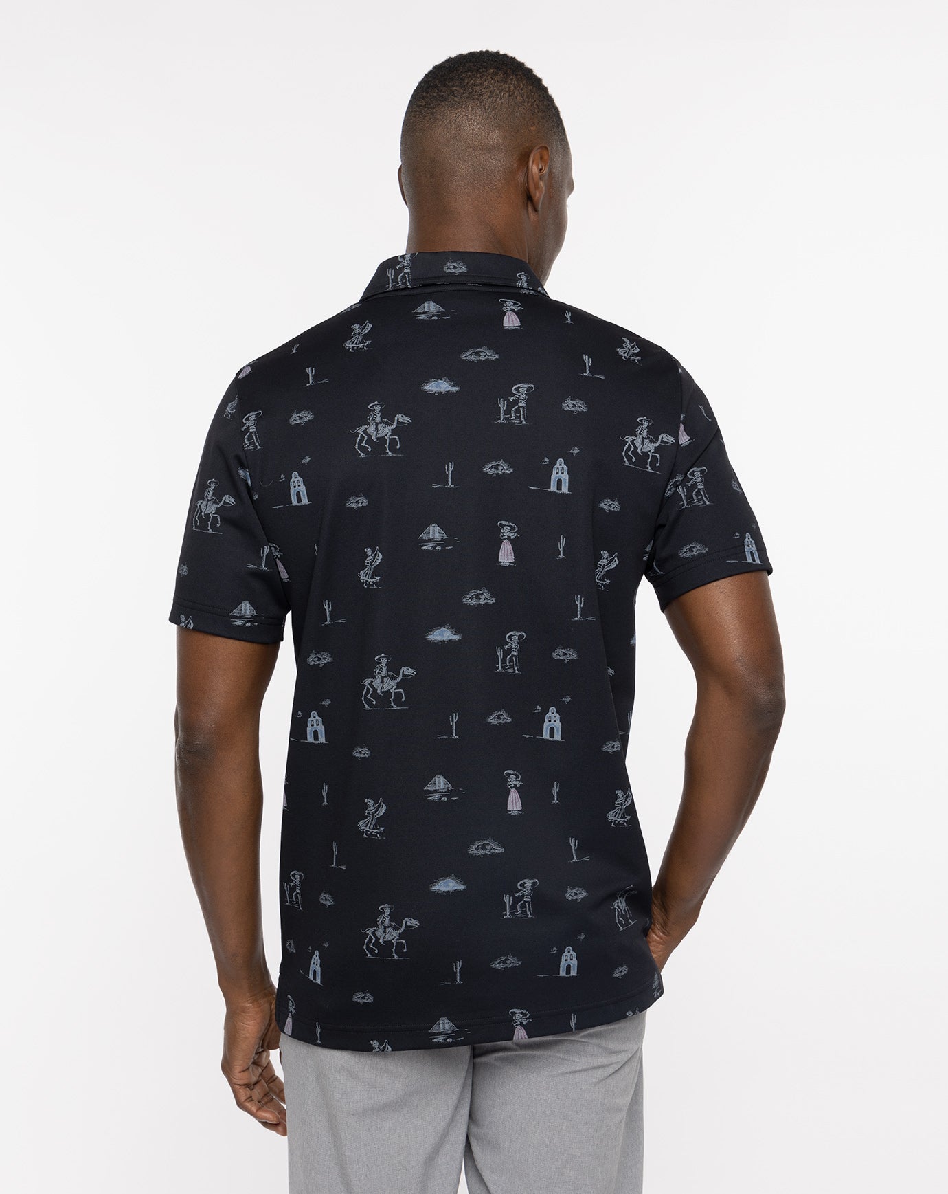 Men Acai Palm Polo