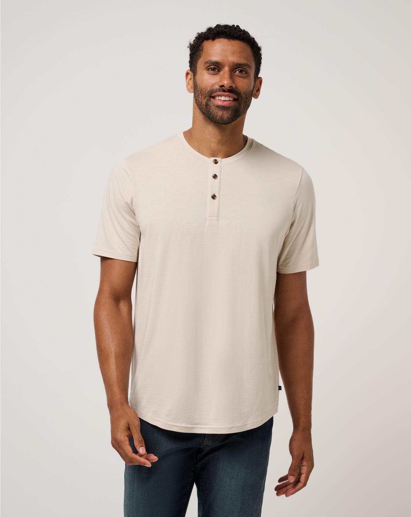Men Cloud Henley Tee
