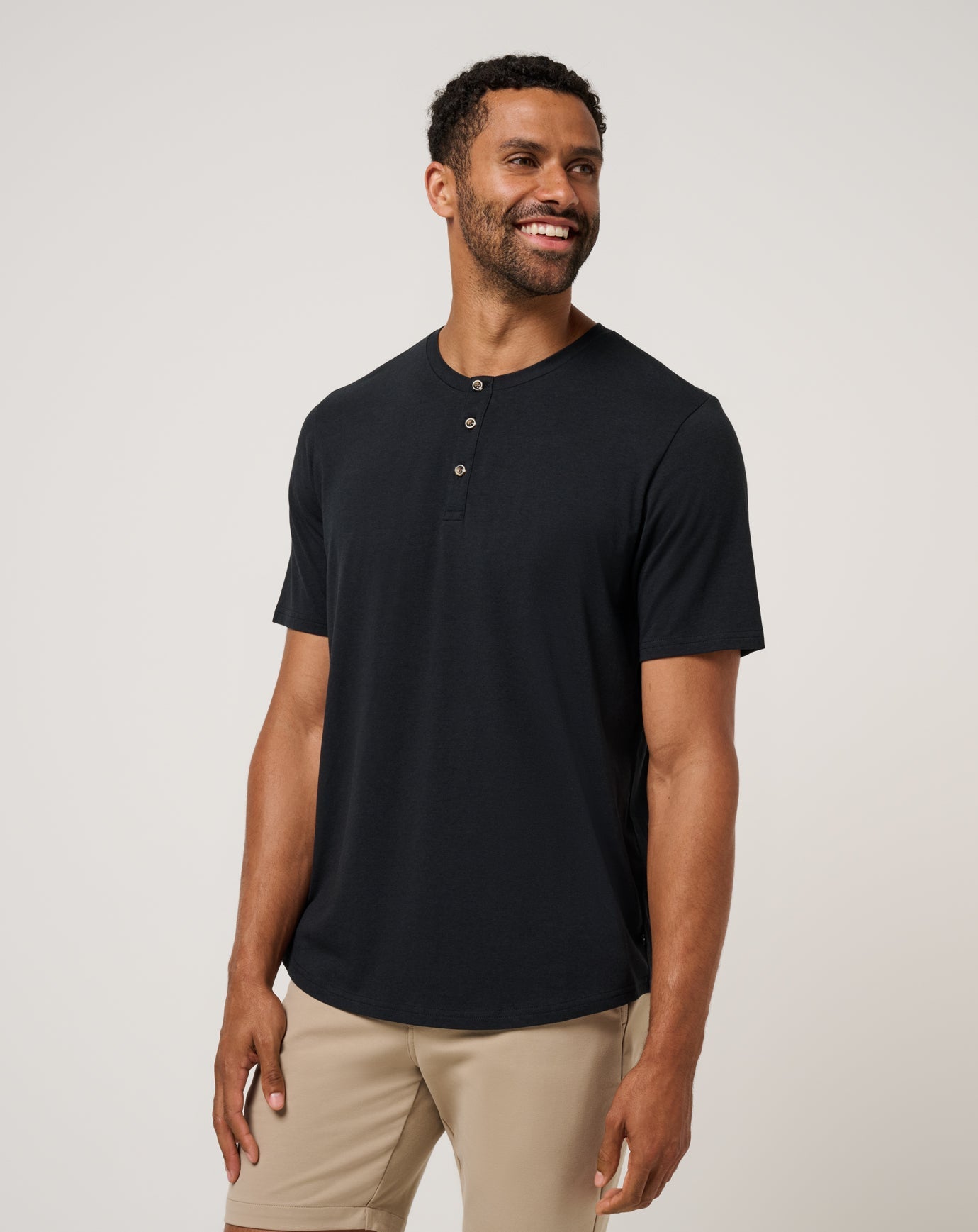 Men Cloud Henley Tee