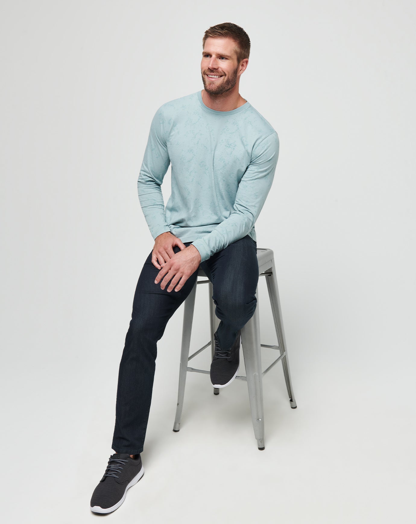 Men Warmer Tides Long Sleeve Tee