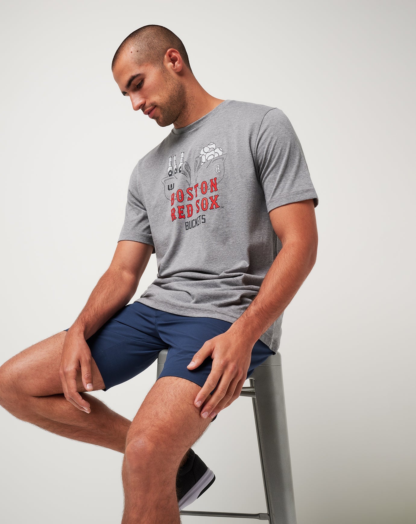 Men|Game Day|New Boston Red Sox Strike One Tee
