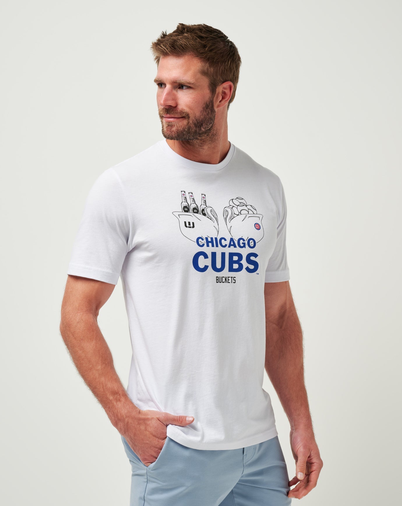Men|Game Day|New Chicago Cubs Strike One Tee