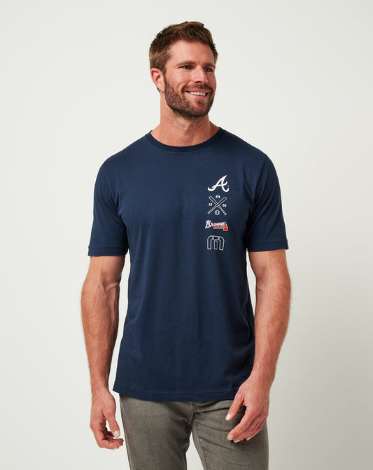 Men|New Atlanta Braves Sunset Slam Tee