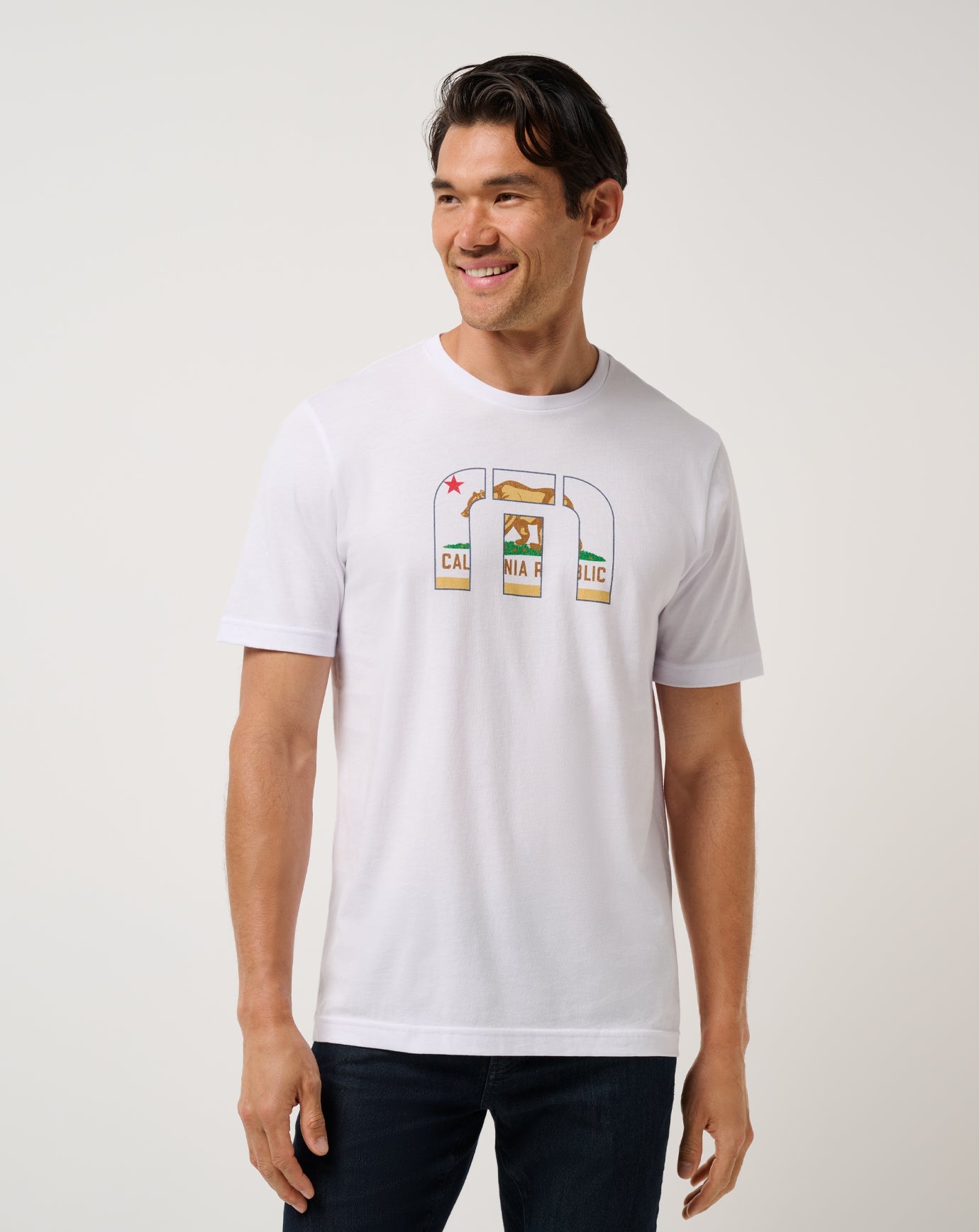 Men Tropical Tailgate Tee