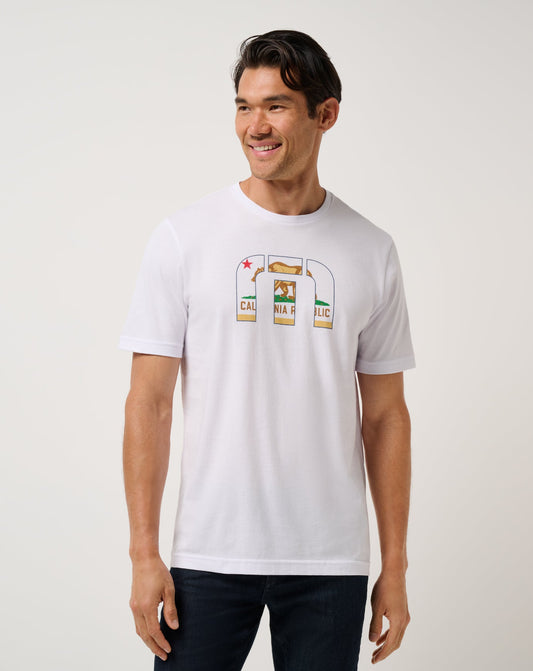 Men Tropical Tailgate Tee