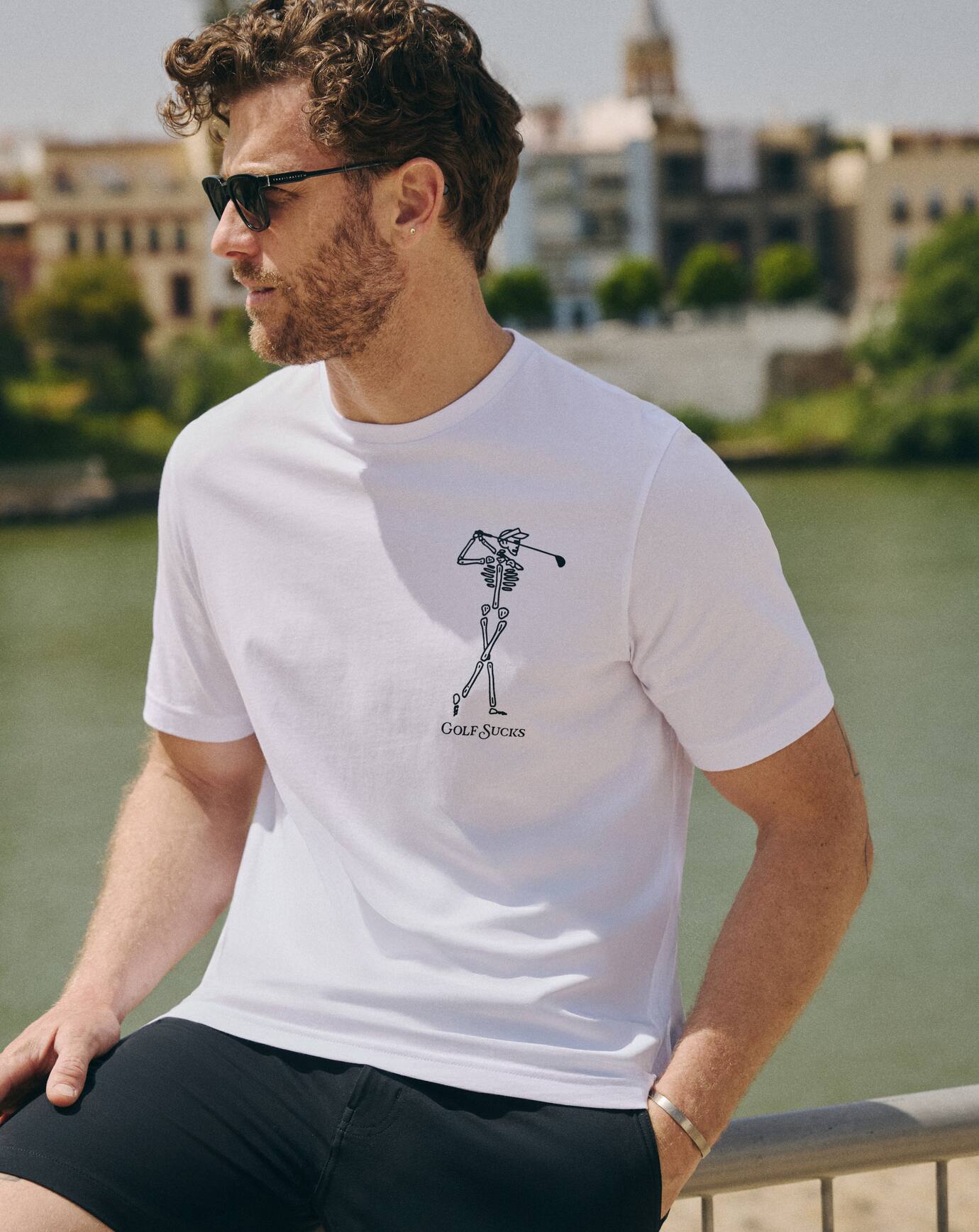 Men Golf Sucks Tee