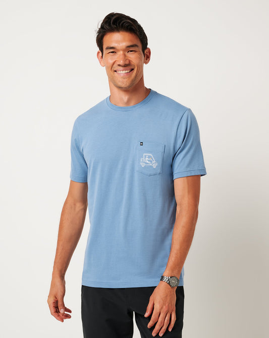 Men Lost Mapes Pocket Tee