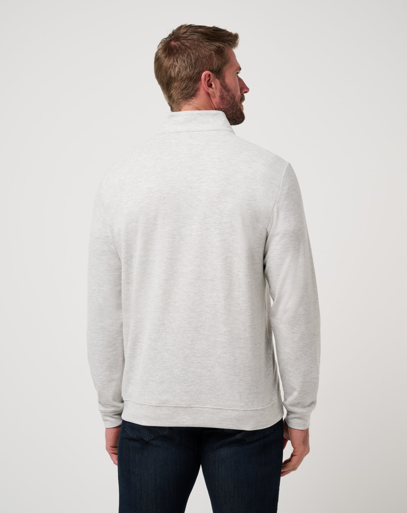 Men Cloud Sweater Quarter Zip