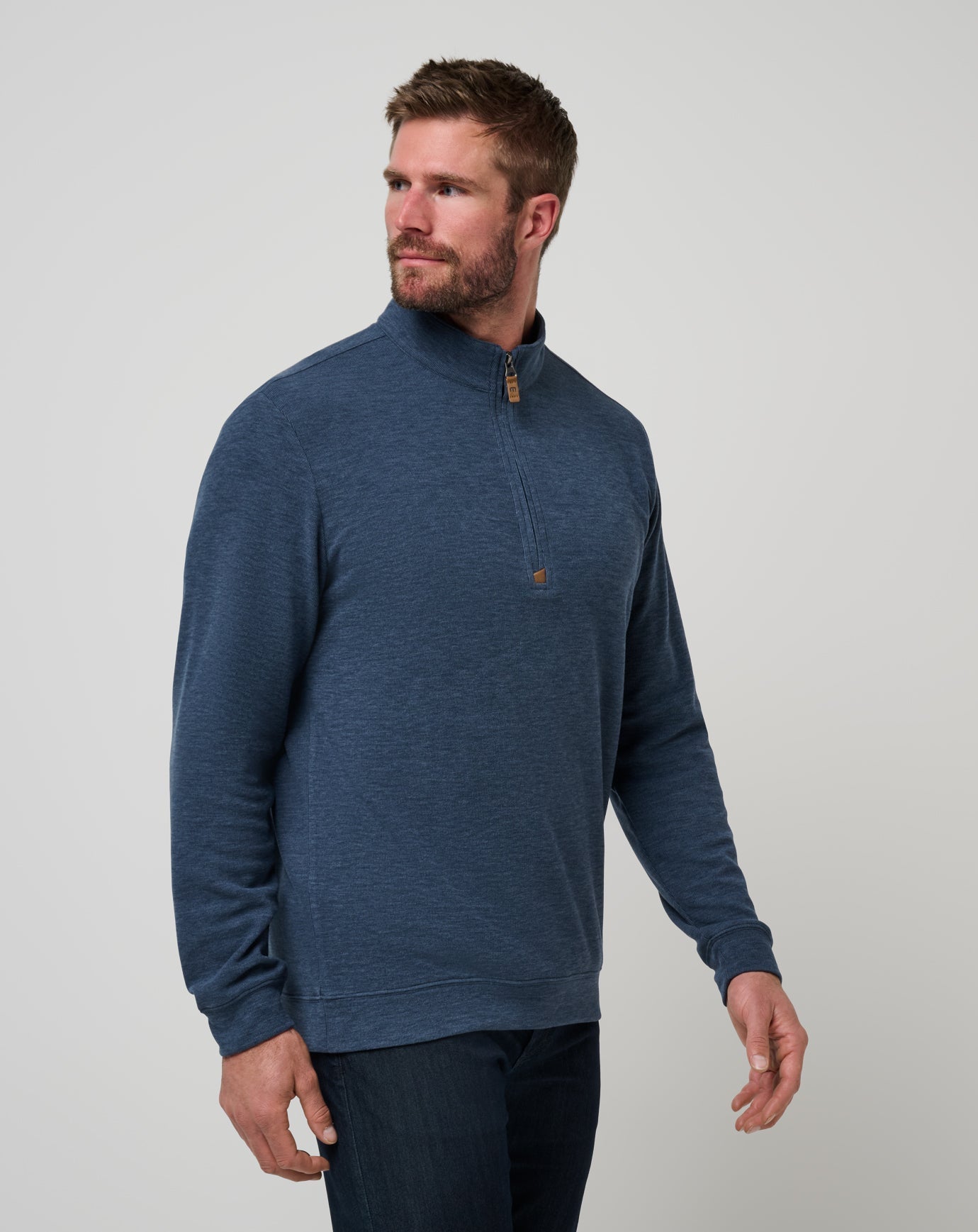 Men Cloud Sweater Quarter Zip