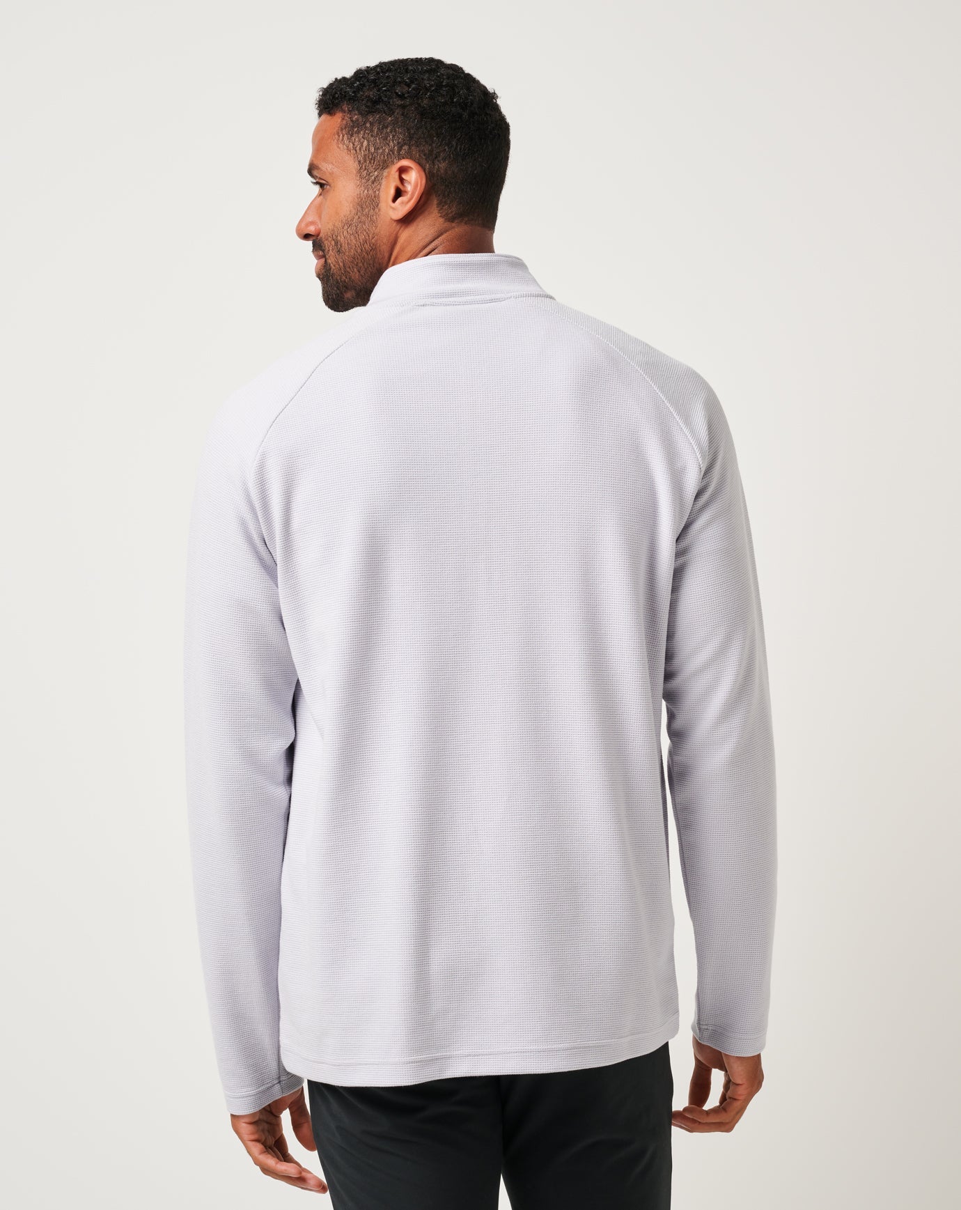 Men|Golf Performance Waffle Quarter Zip