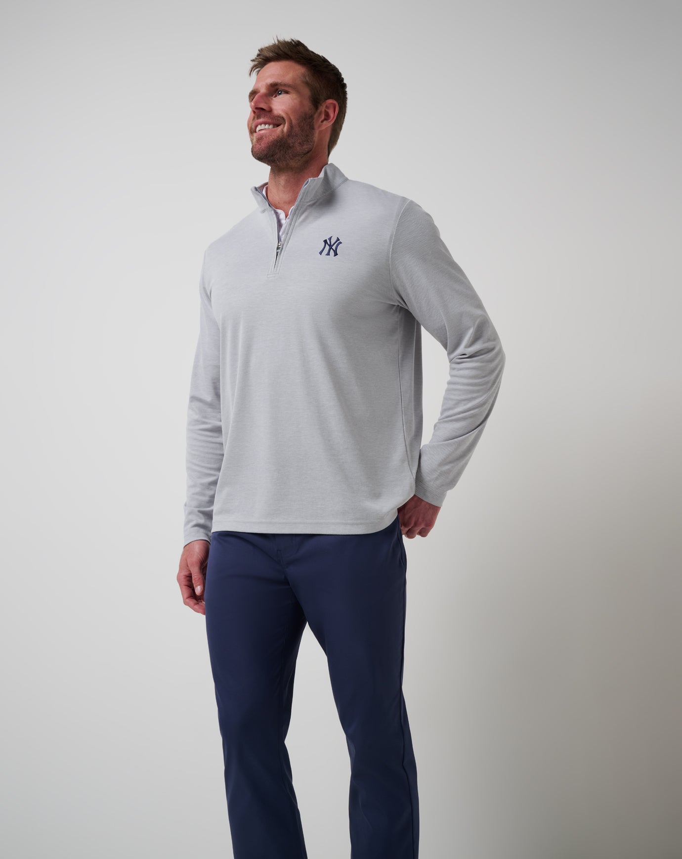 Men|Game Day|New New York Yankees Time To Tailgate Quarter Zip