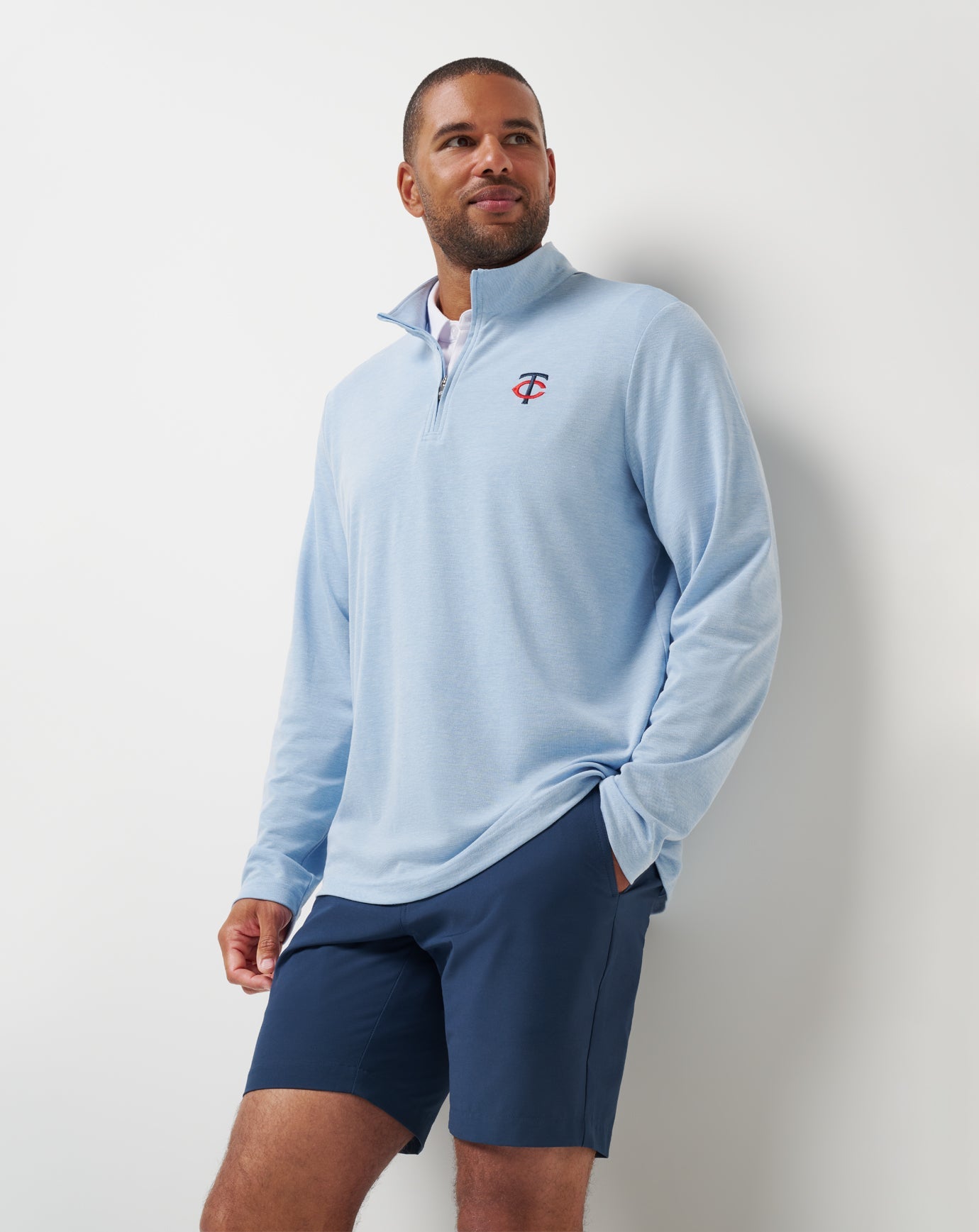 Men|New Minnesota Twins Time To Tailgate Quarter Zip