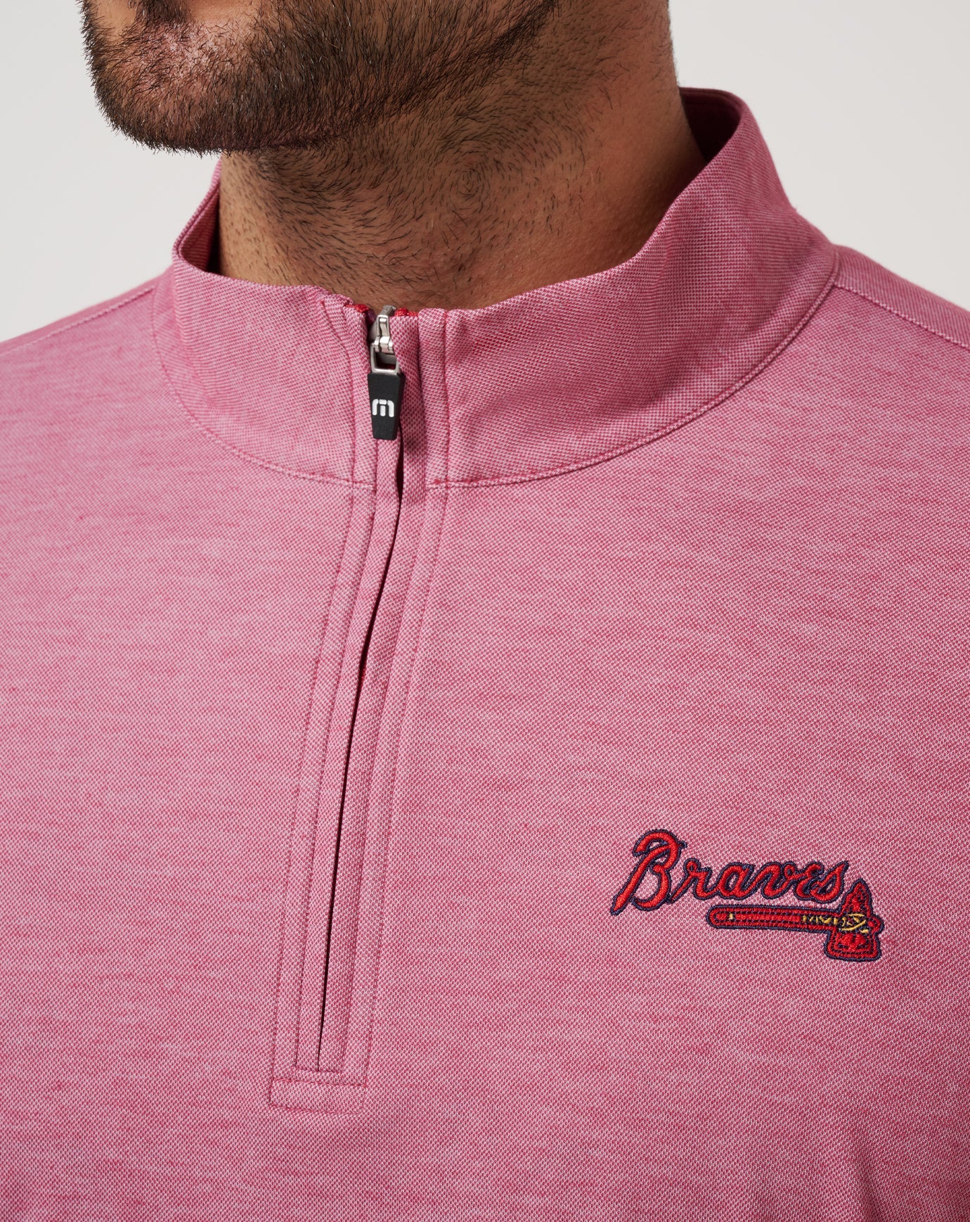 Men|New Atlanta Braves Time To Tailgate Quarter Zip