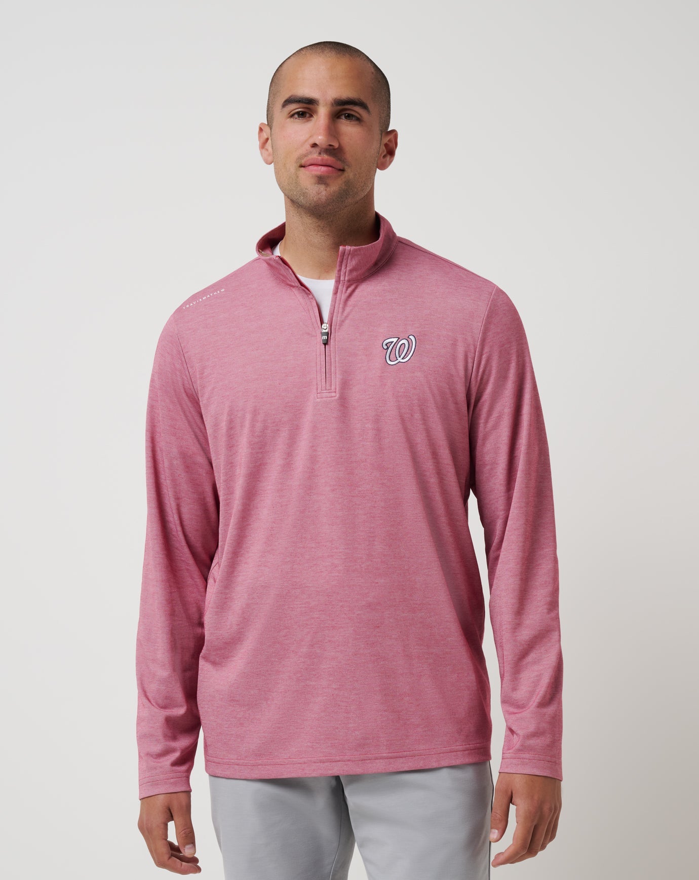 Men|New Washington Nationals Time To Tailgate Quarter Zip